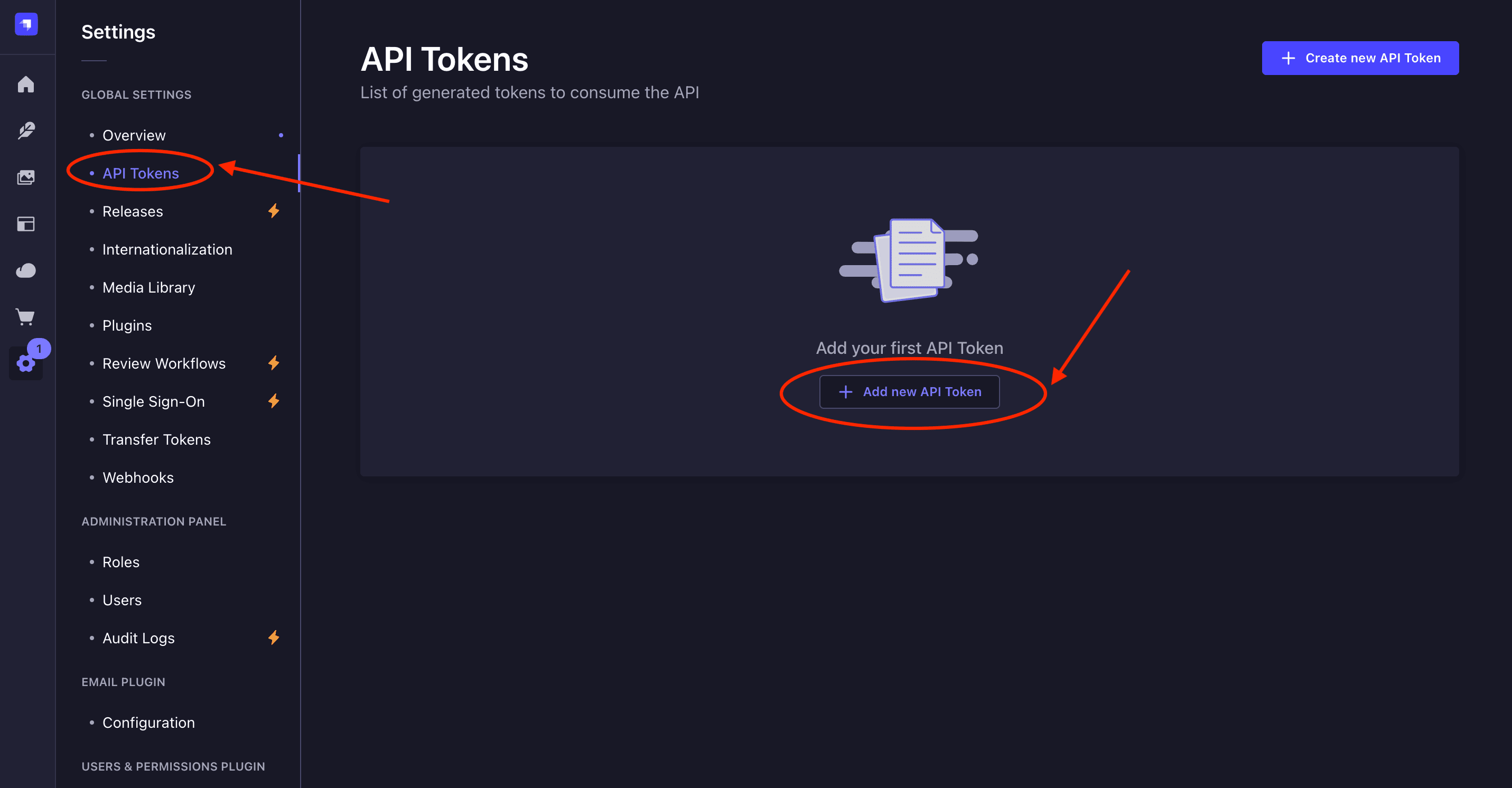 1 - strapi api token in admin.png