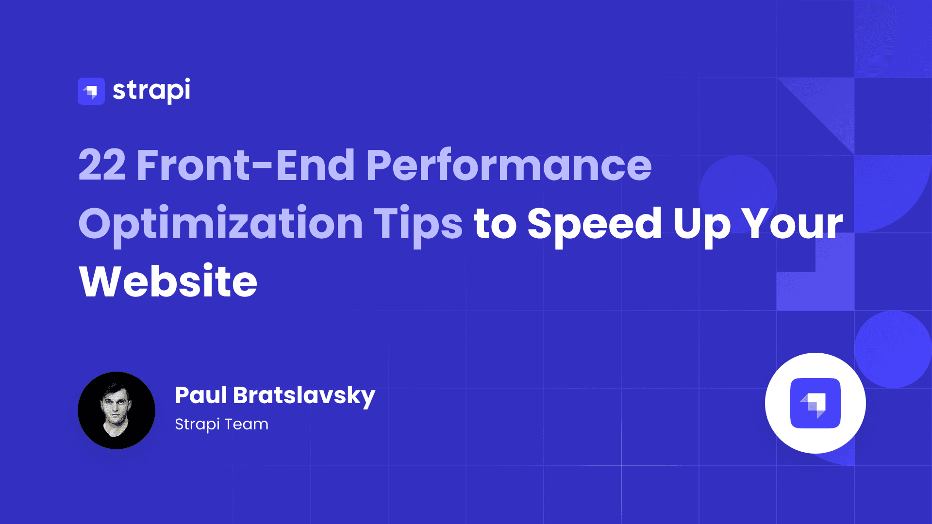 22 Front-End Performance Optimization Tips 