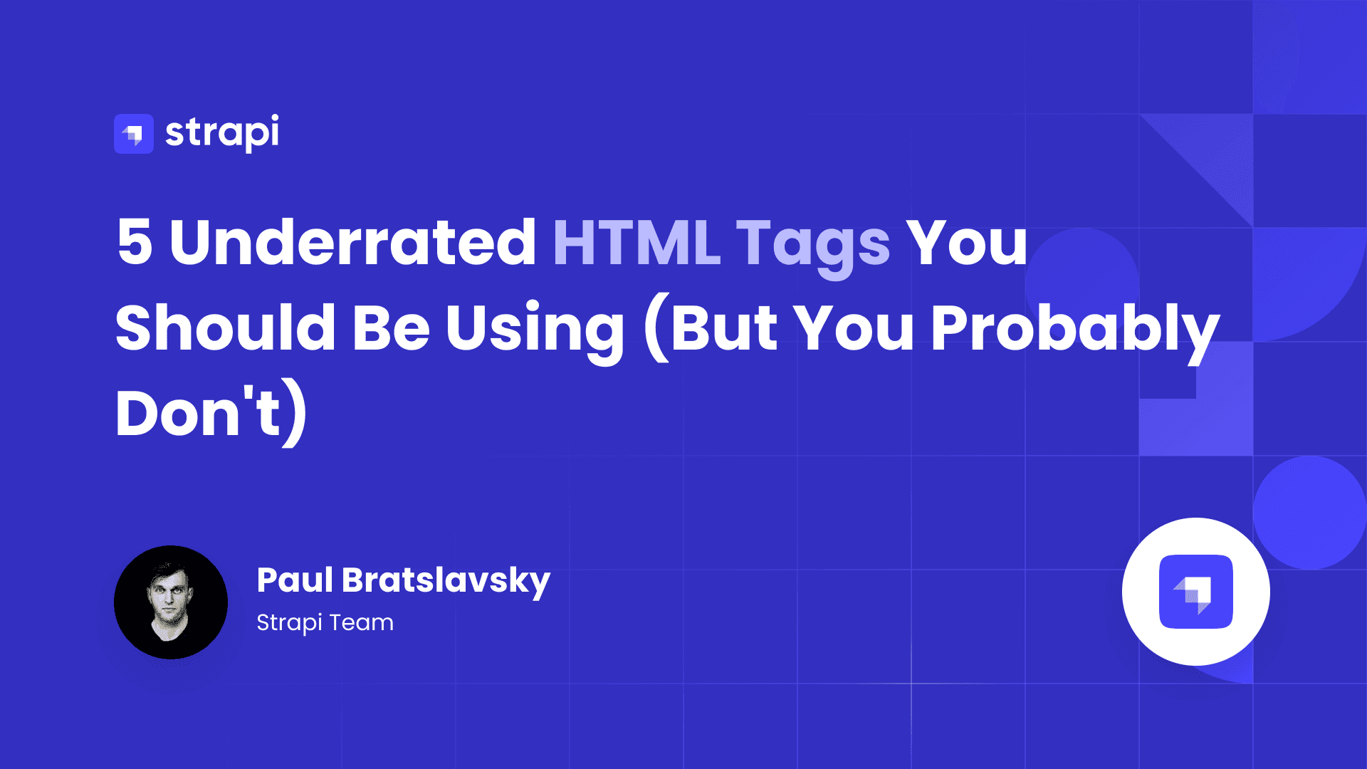 5 Underrated HTML Tags