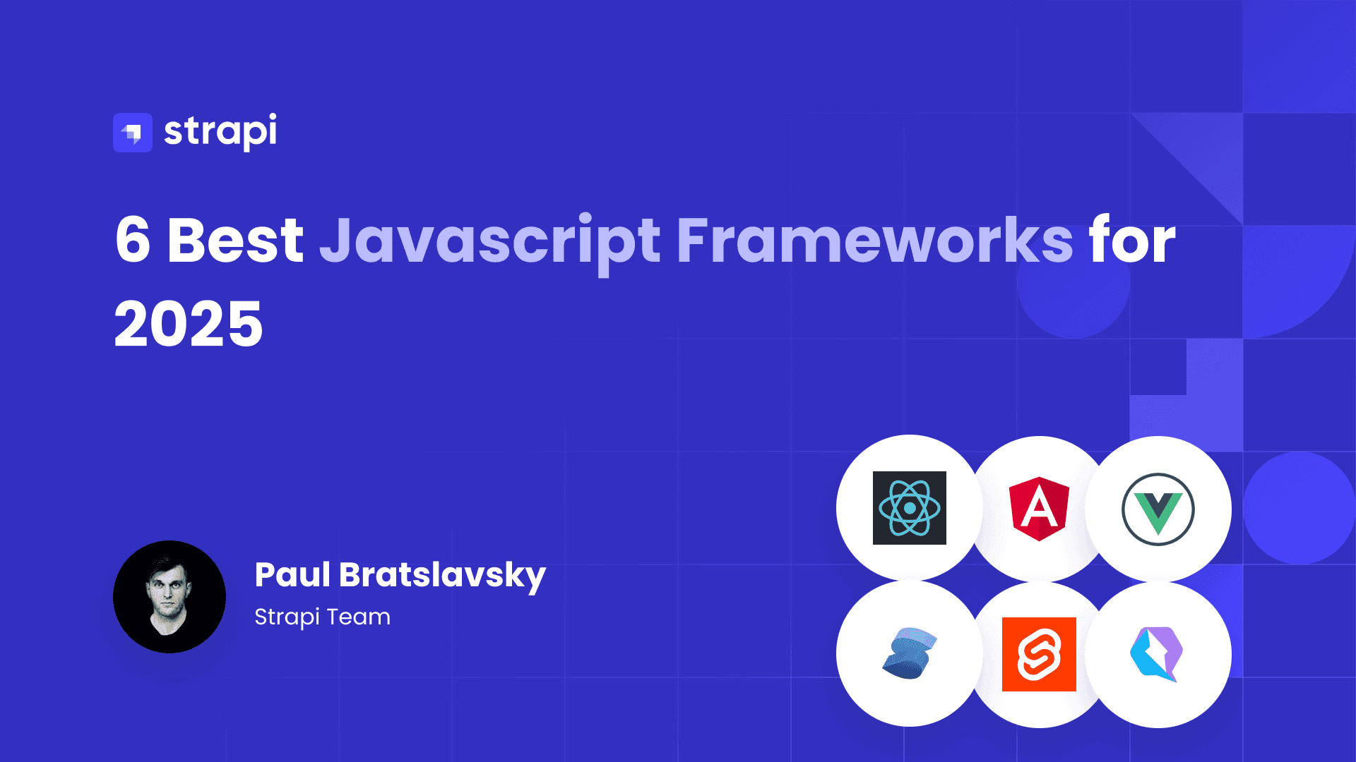 6 Best Javascript Frameworks for 2025