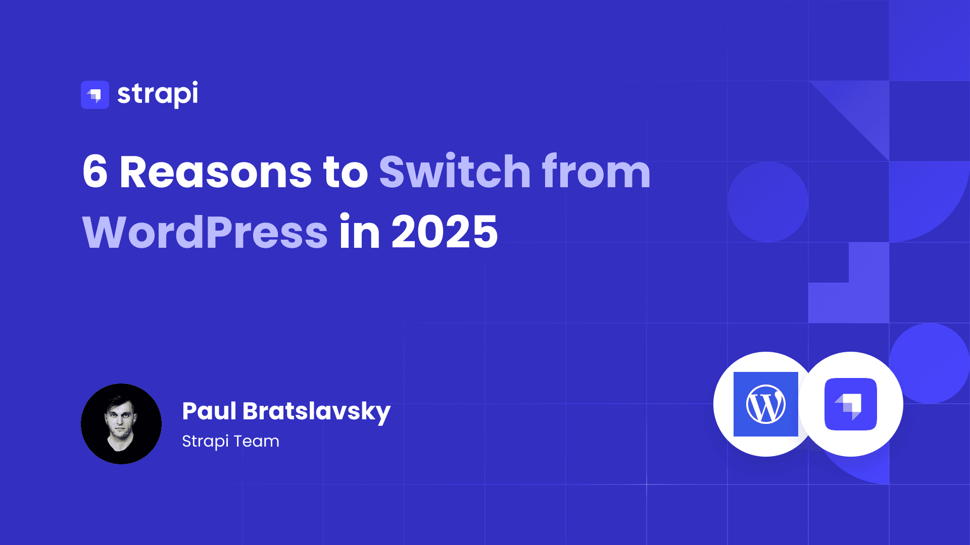 Switch from WordPress in 2025