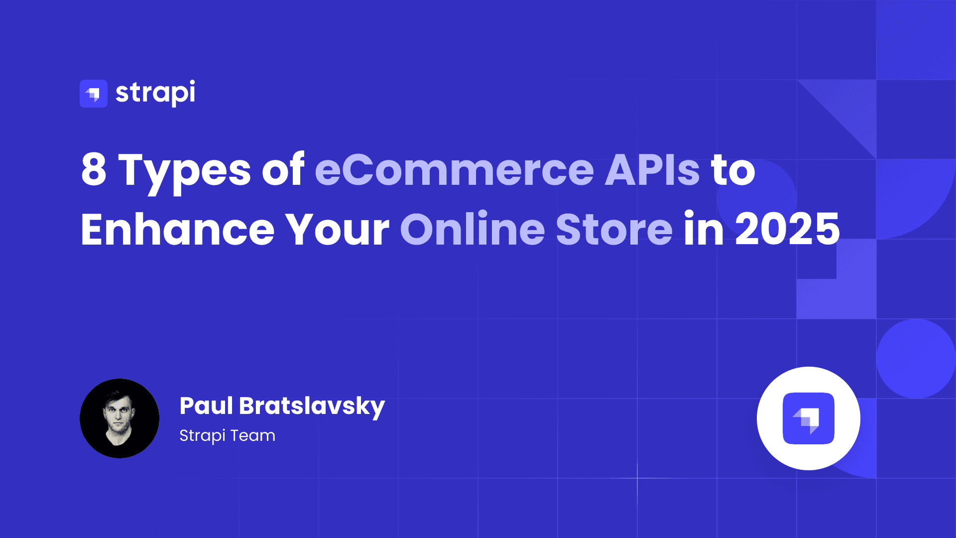 8 Types of eCommerce APIs