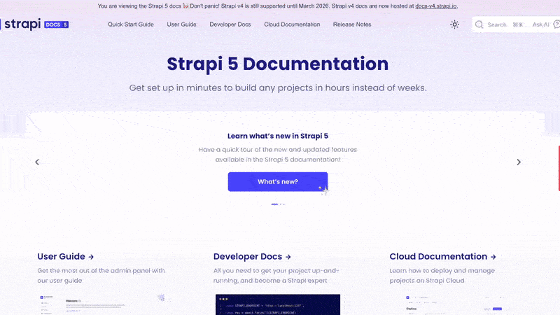 Strapi Docs AI Chatbot