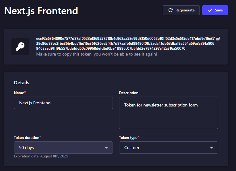 API Token created in Strapi Admin.png