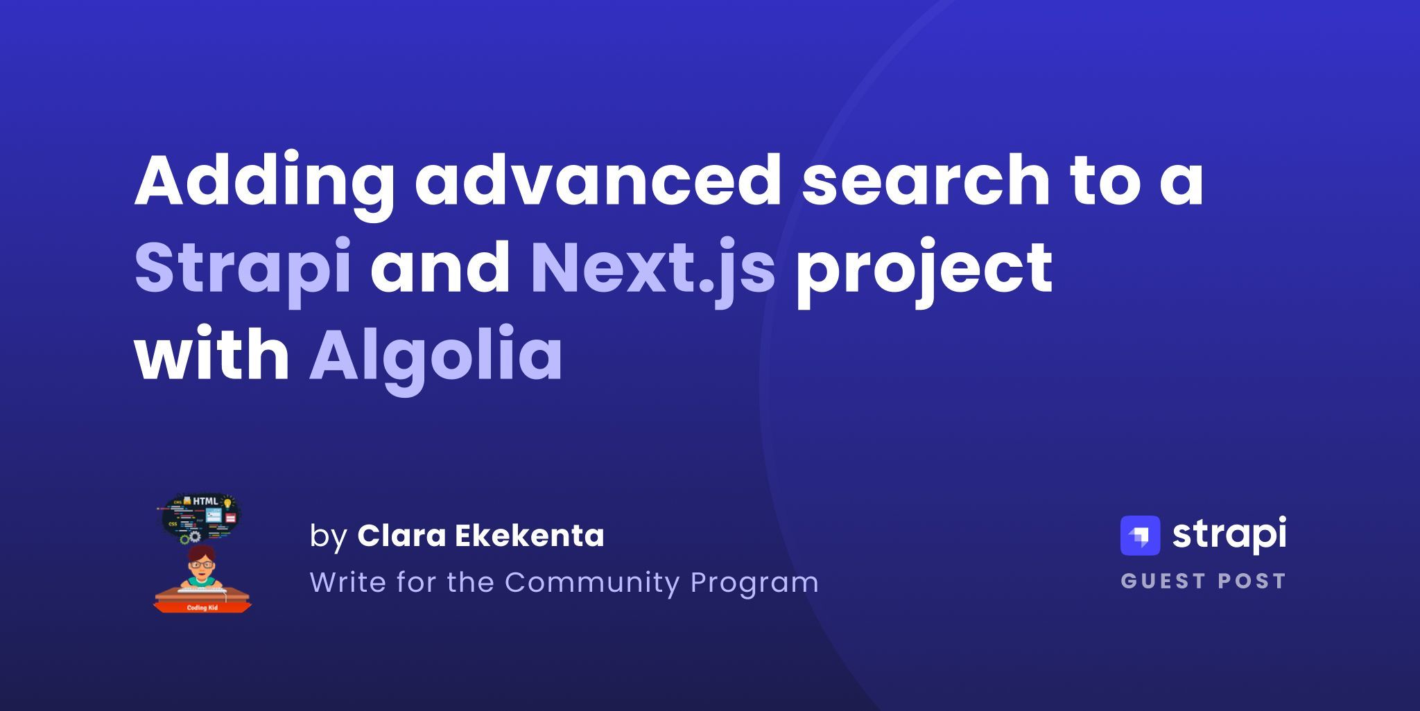 Advanced search to a Strapi and Next.js project with Algolia