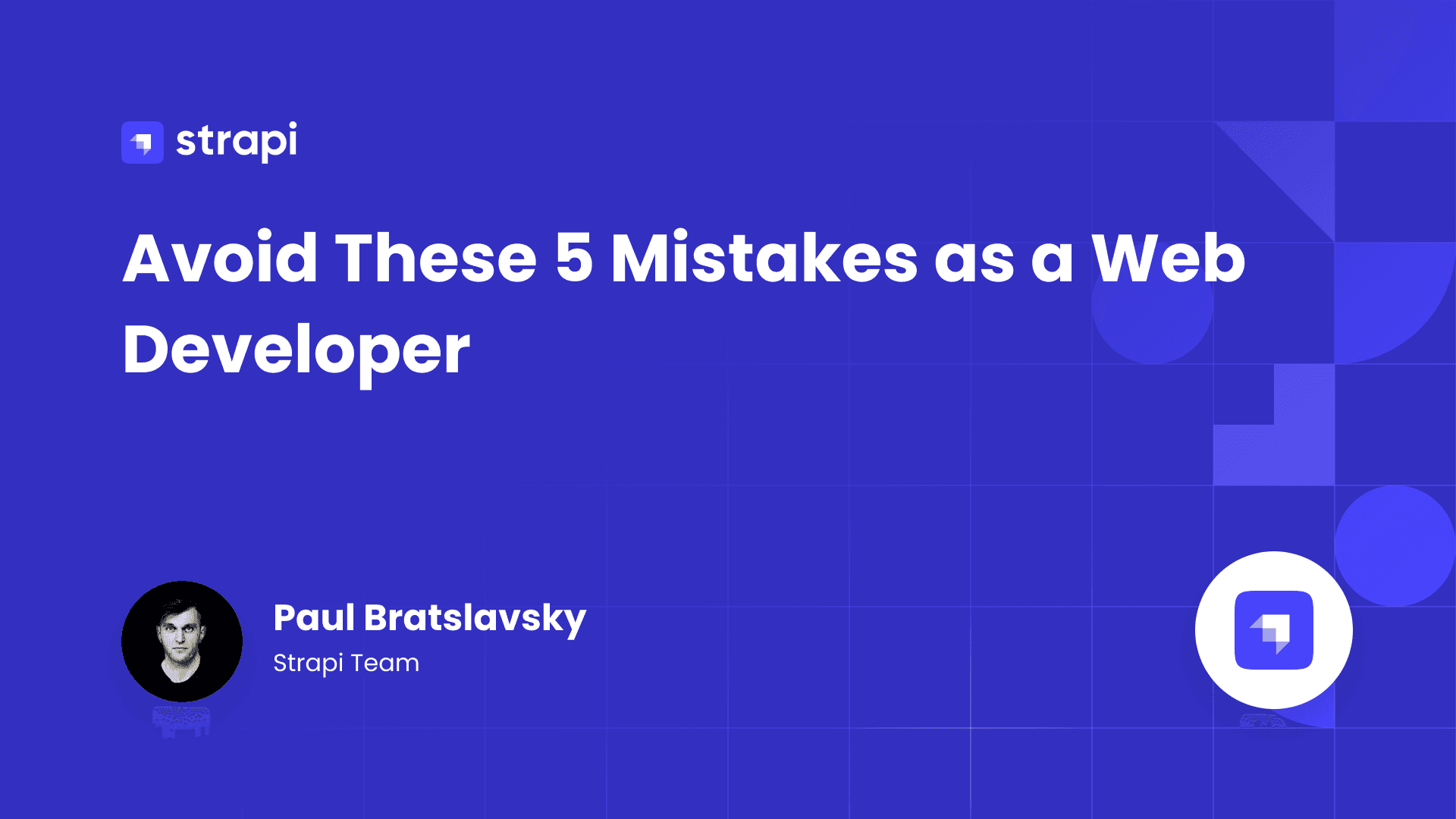 Avoid These 5 Mistakes as a Web Developer