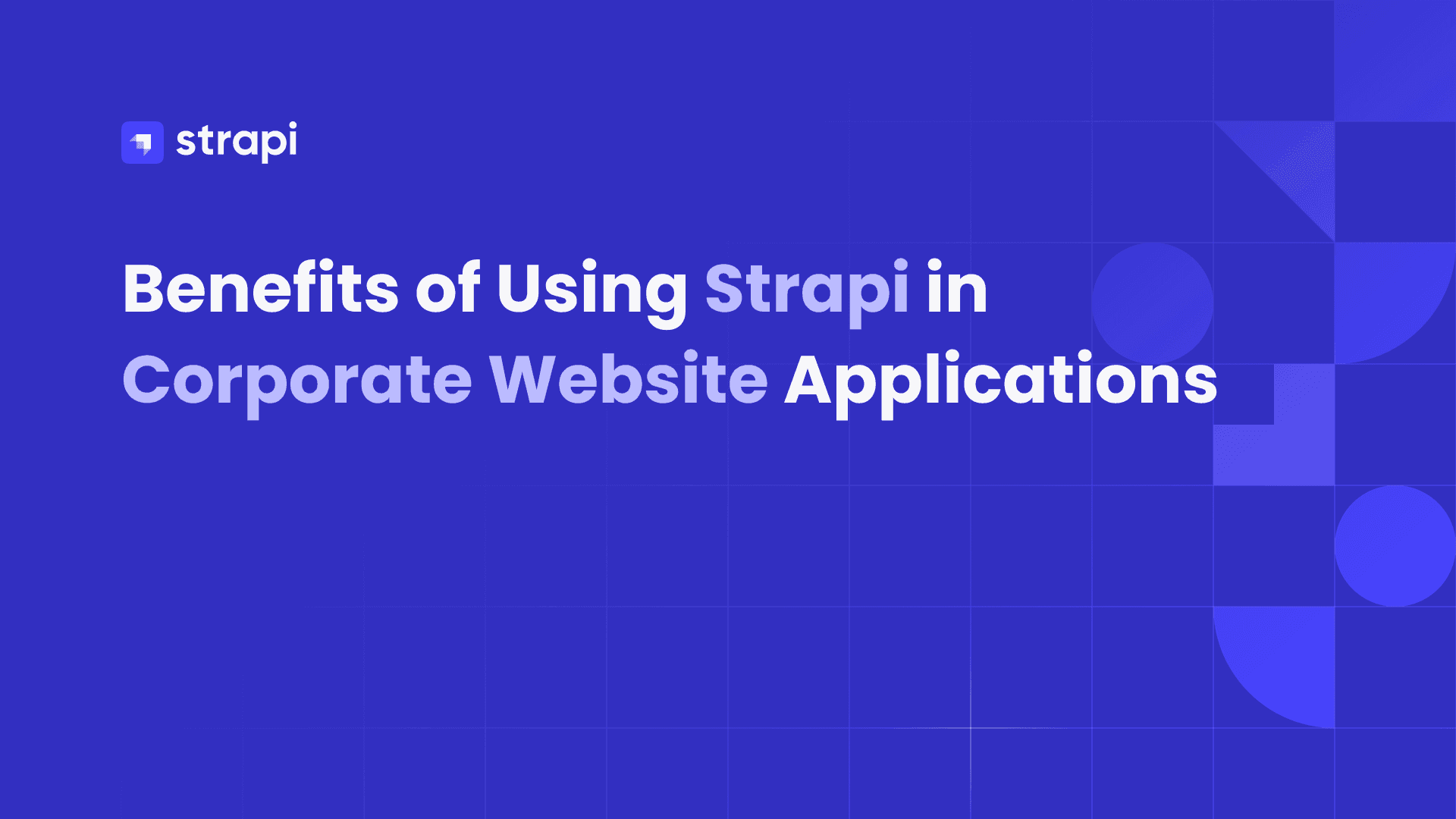 Using Strapi in Corporate Website Applications