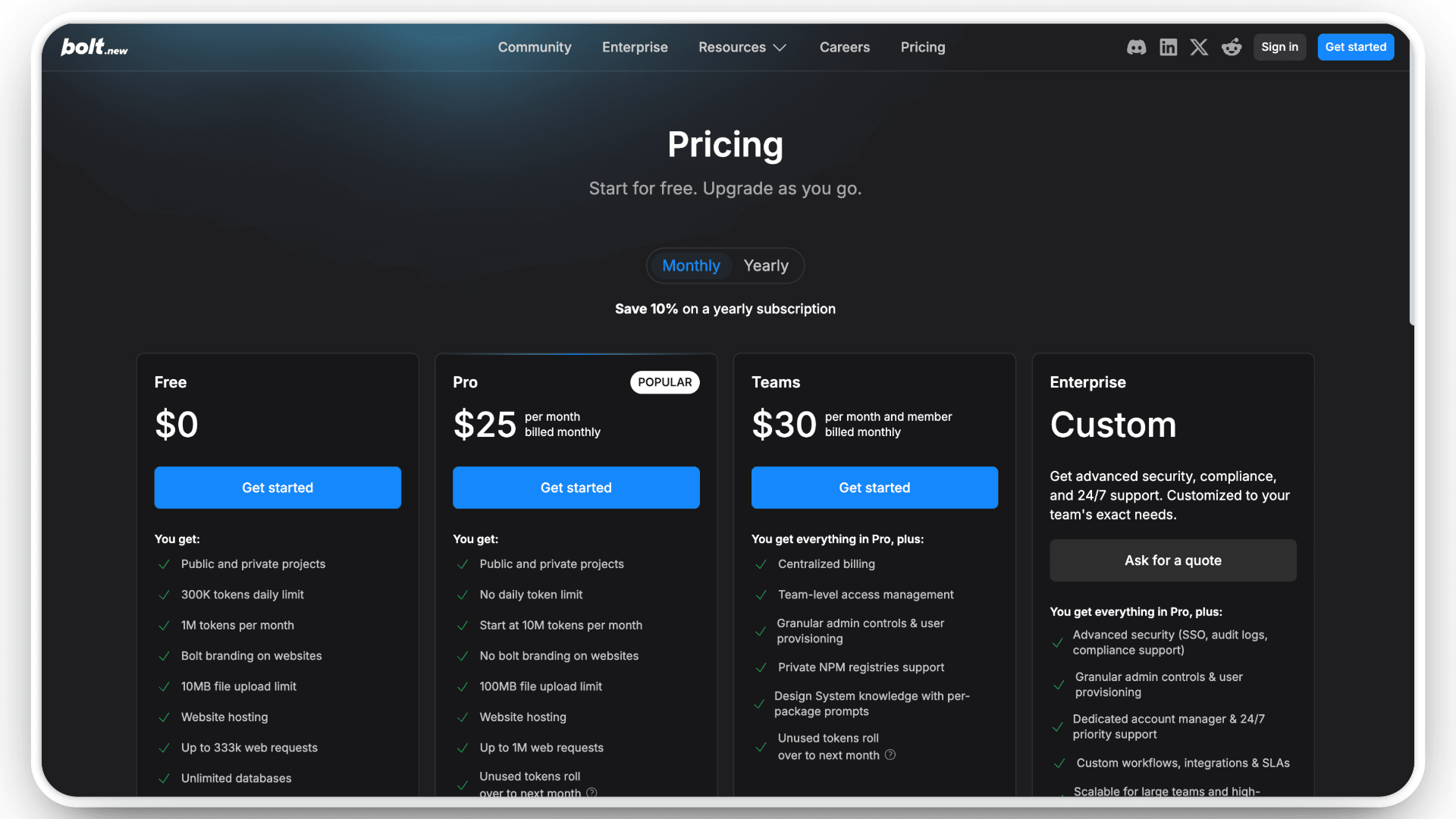 Bolt Pricing.png