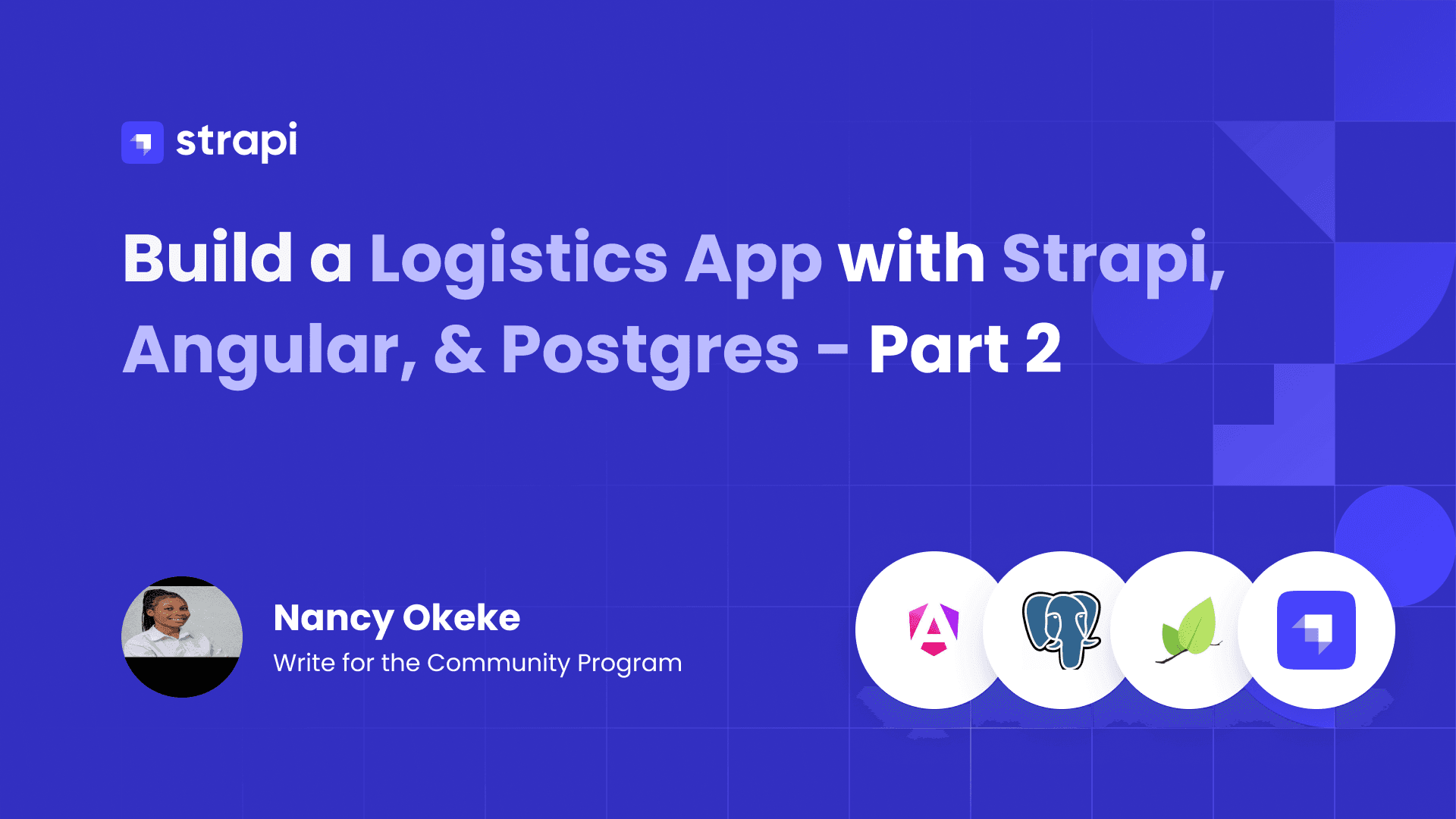Build a Logistics App with Strapi, Angular, & Postgres