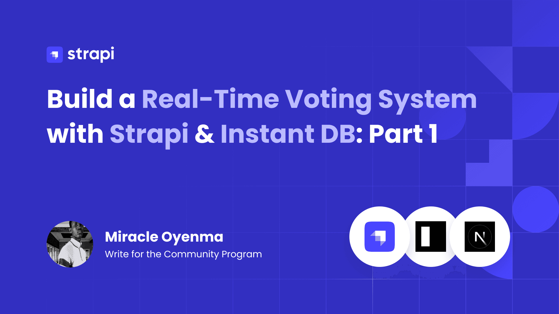 Back Build a Real-Time Voting System with Strapi & Instant DB: Part 1