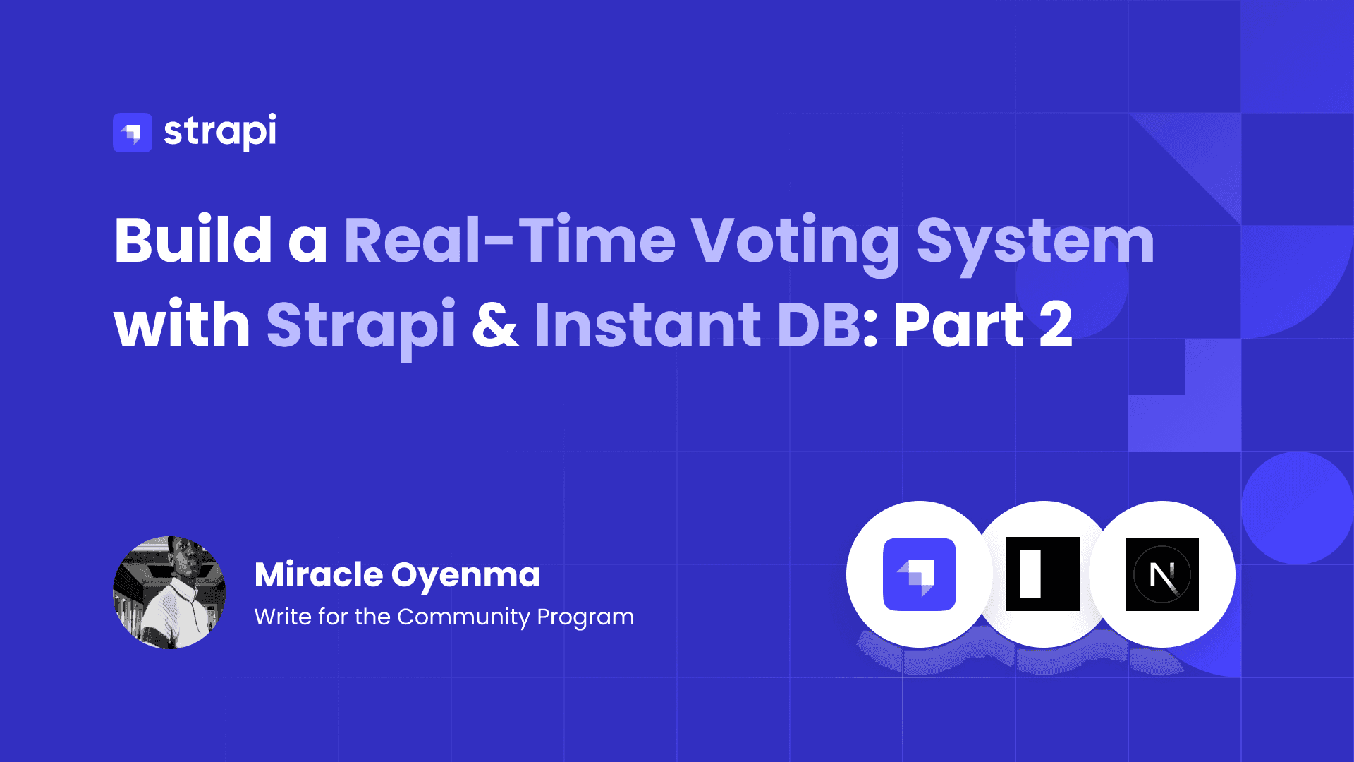 Build a Real-Time Voting System with Strapi & Instant DB: Part 2