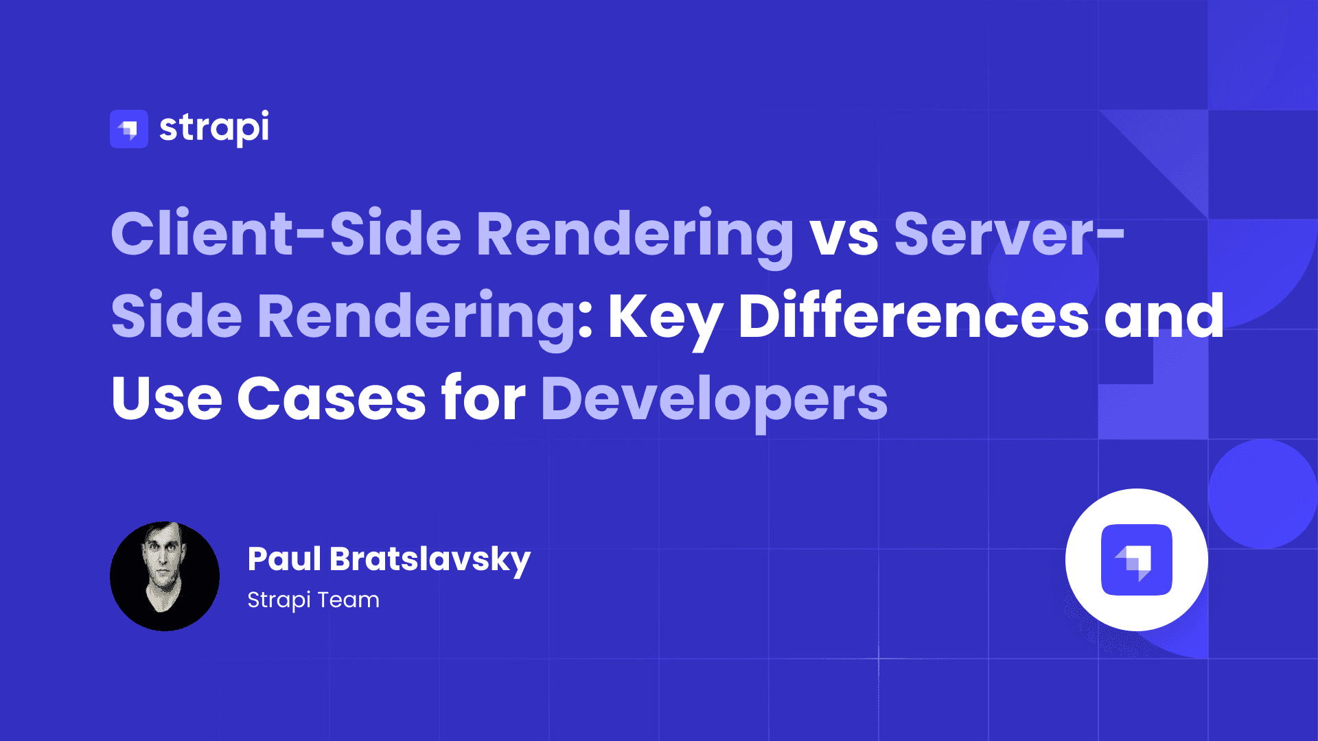 Client-Side Rendering vs Server-Side Rendering