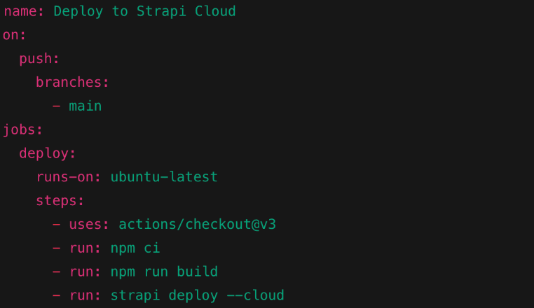 Deploy Strapi 5 with GitHub