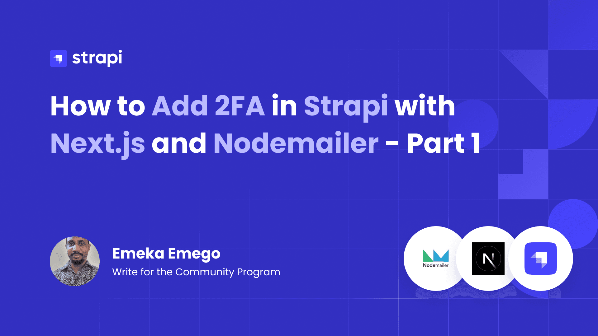 Add 2FA in Strapi with Next.js
