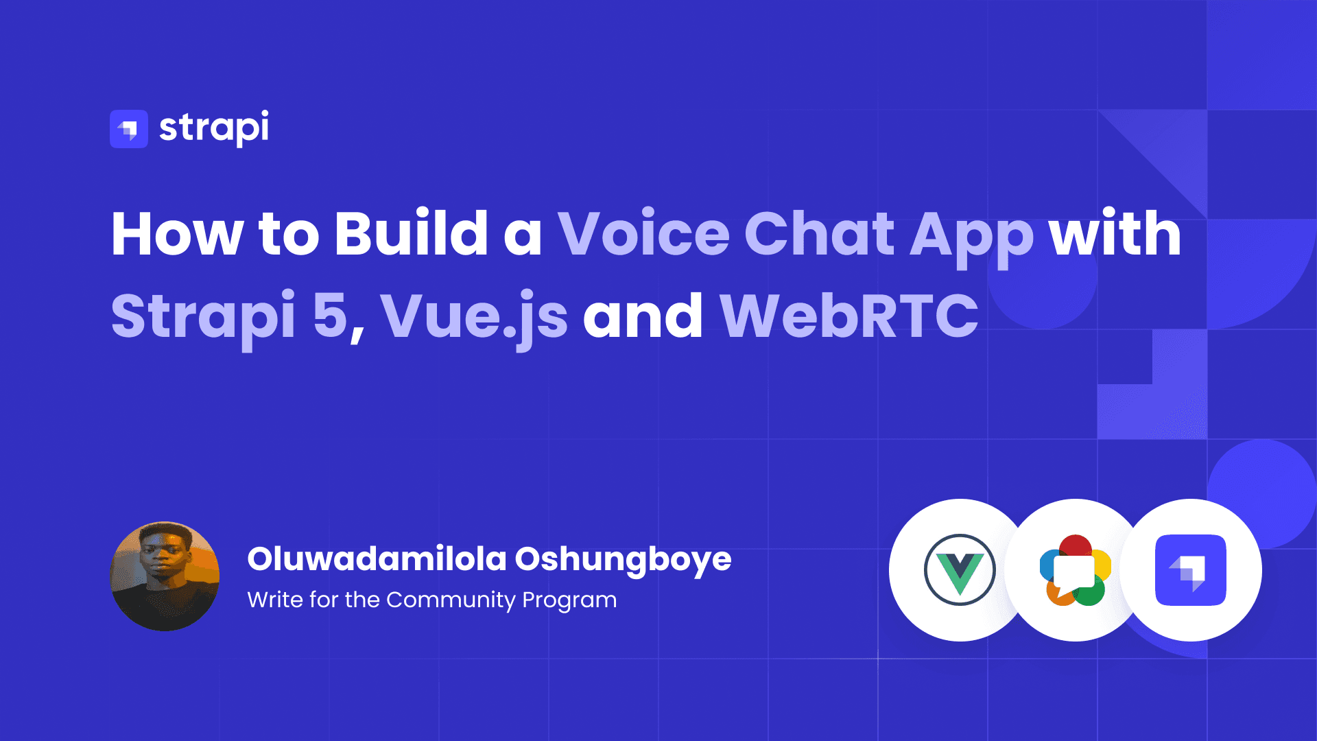 Voice Chat App with Strapi 5, Vue.js and WebRTC