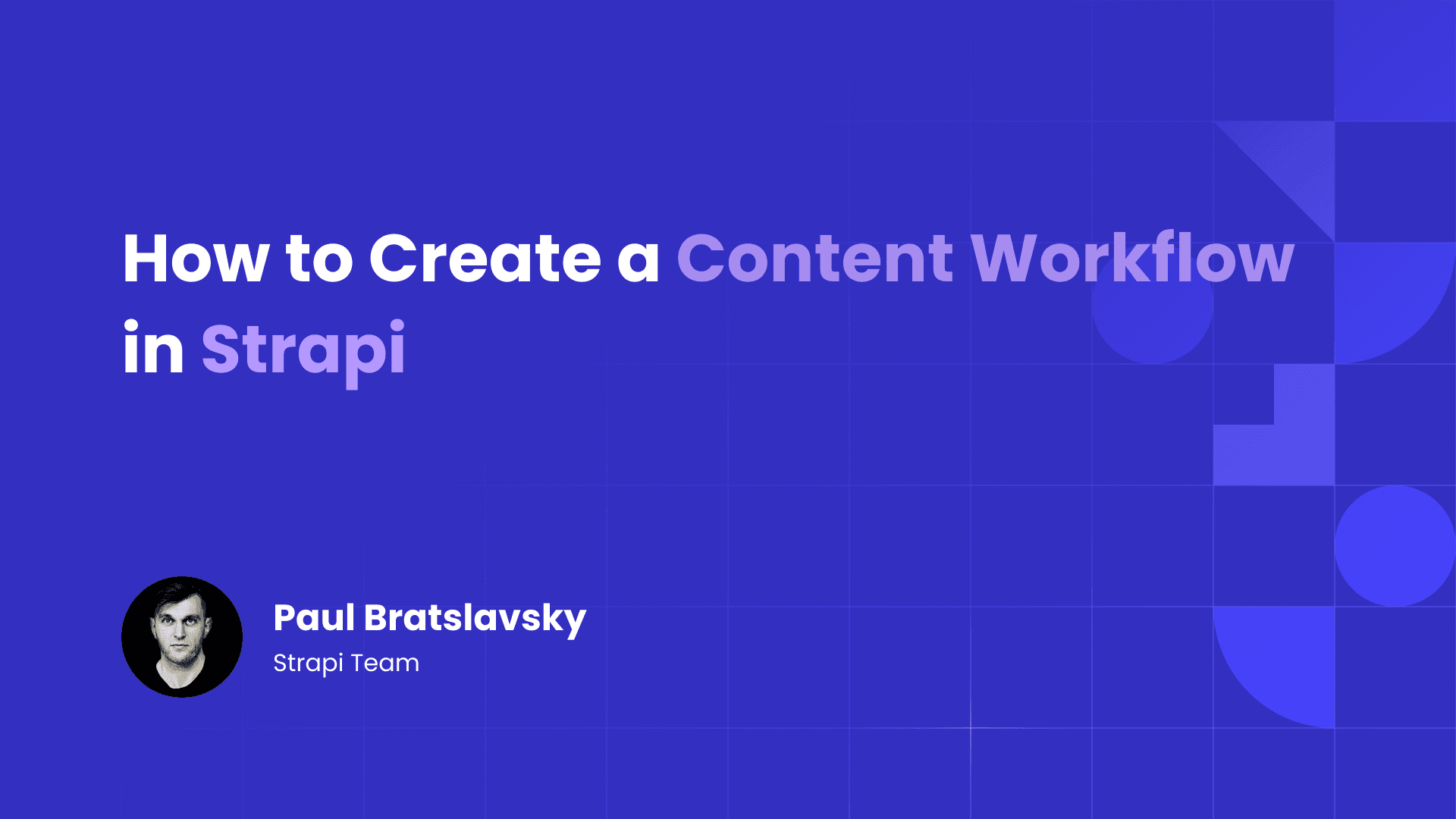 How to Create a Content Workflow in Strapi