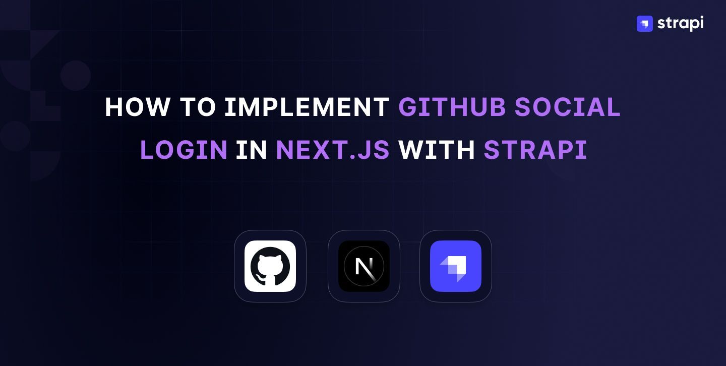 How to Implement Github Social Login in Next.js with Strapi