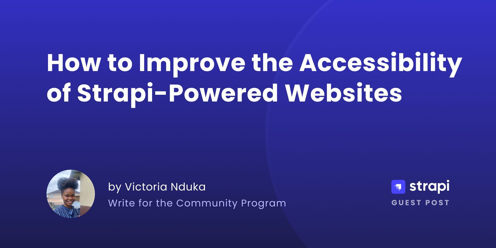 Improve Accessibility of Strapi-Powered Websites