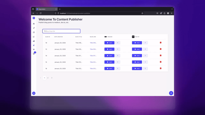 Search Feature