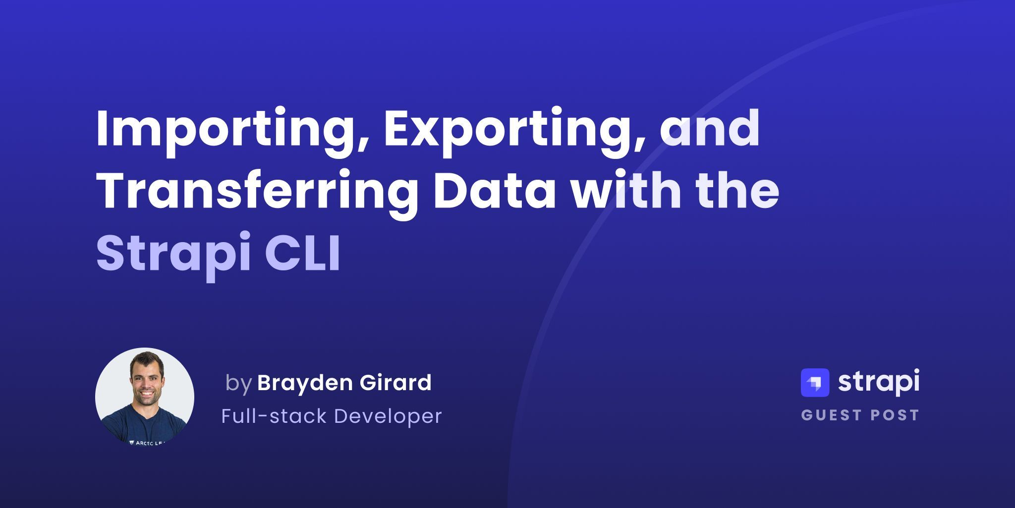 Importing, Exporting & Transferring Data with Strapi CLI