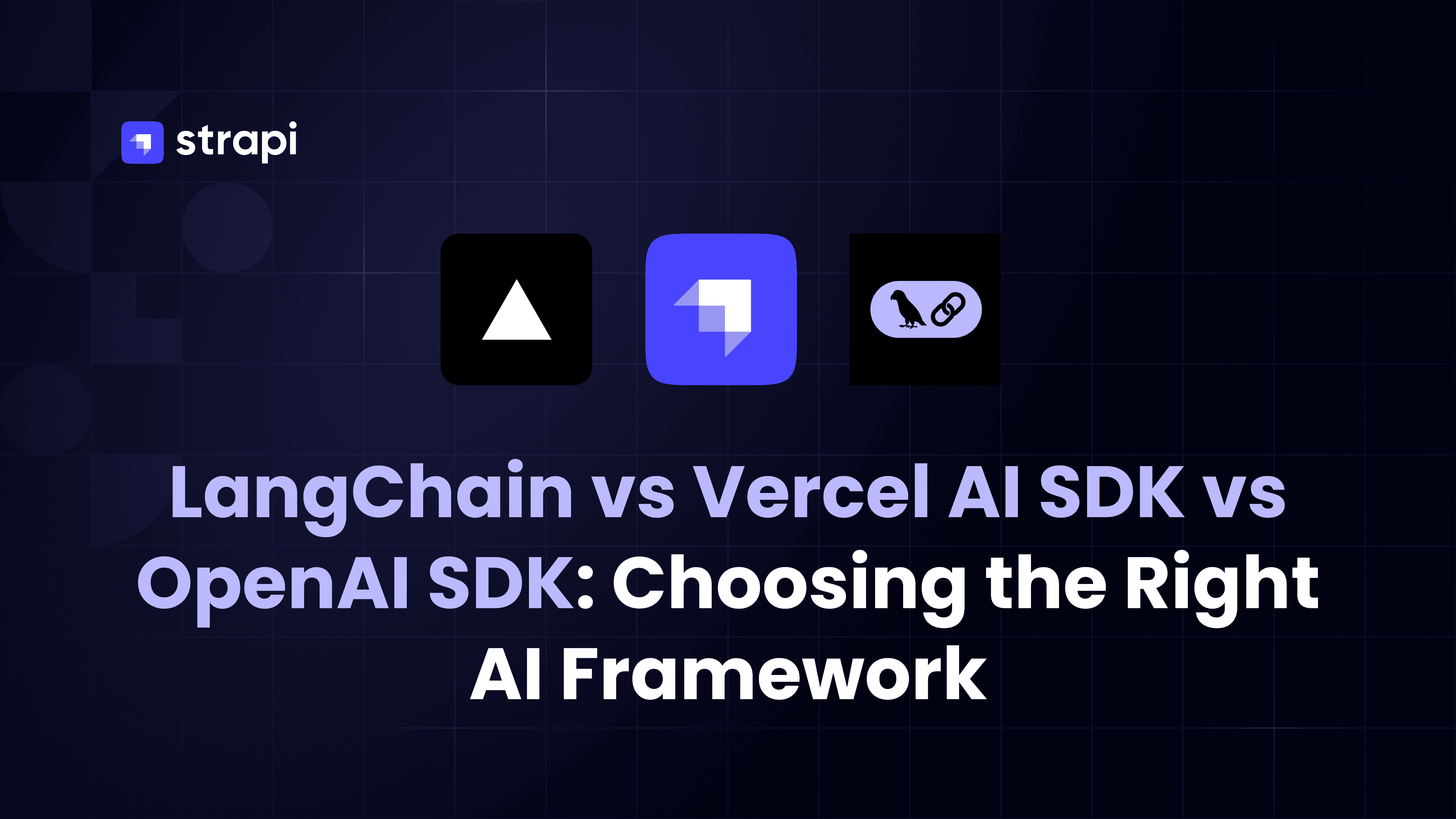 LangChain vs Vercel AI SDK vs OpenAI SDK