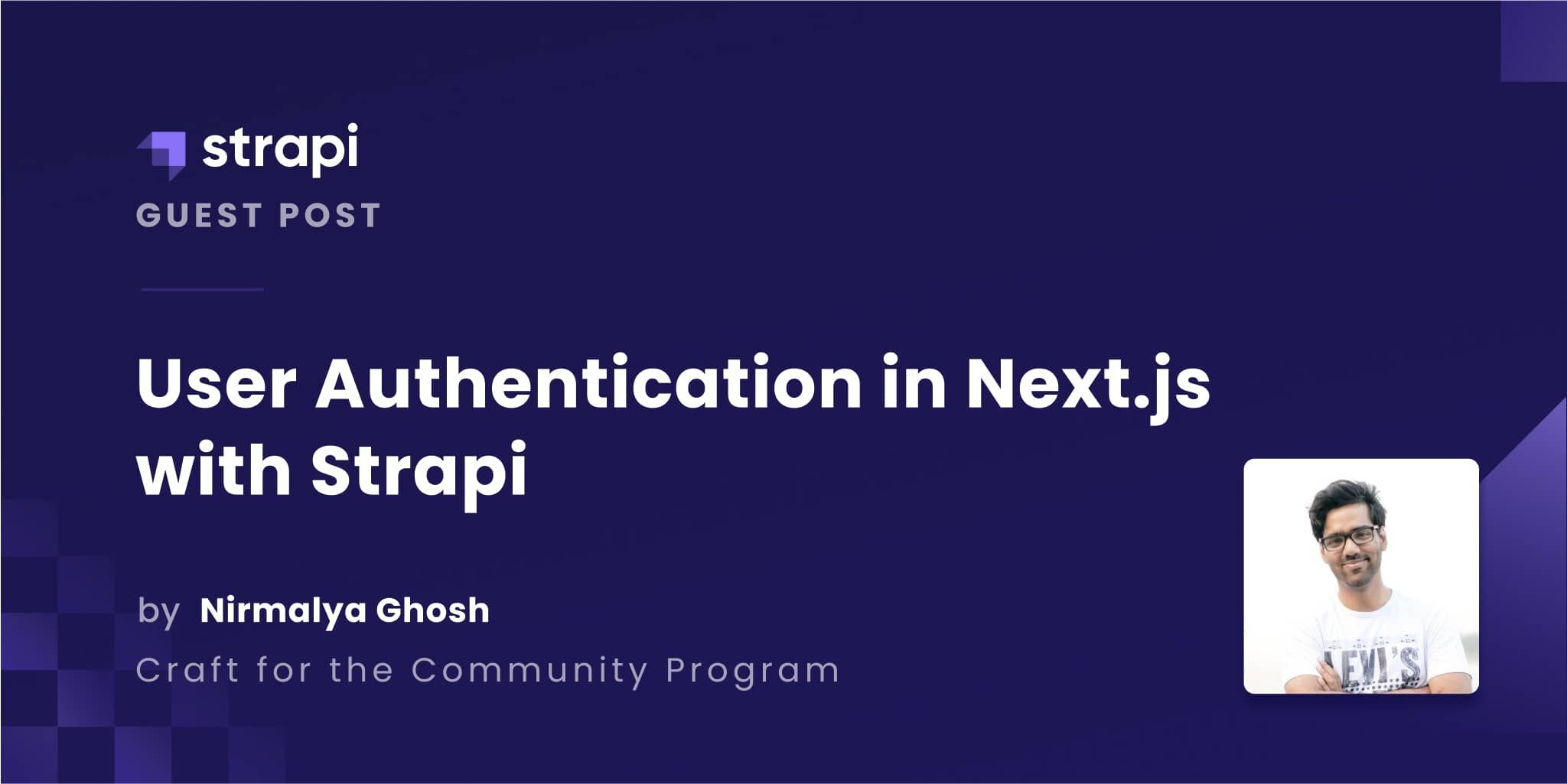 User Authentication with Next.js and Strapi