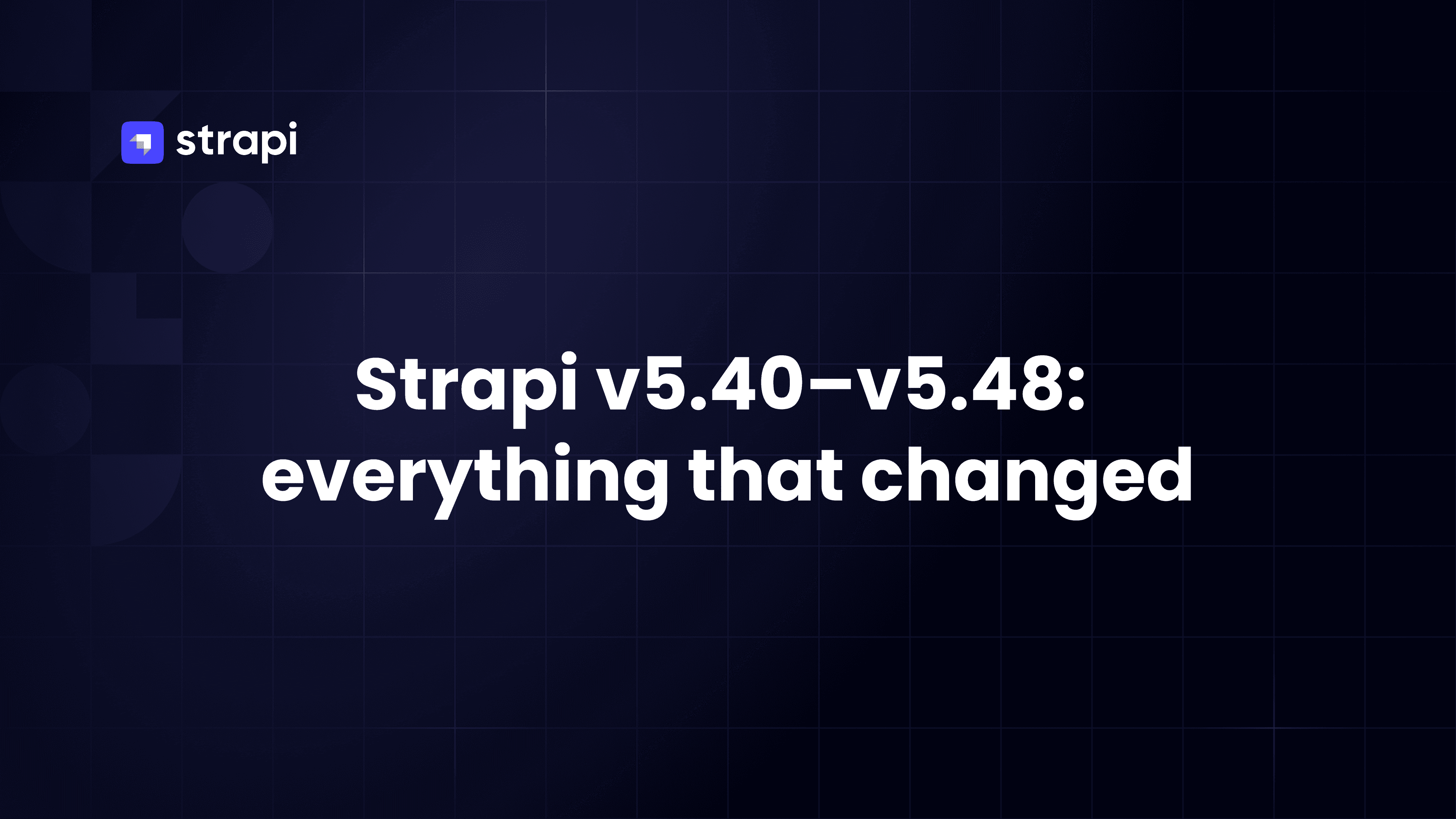 Releases 5.40 to 5.48