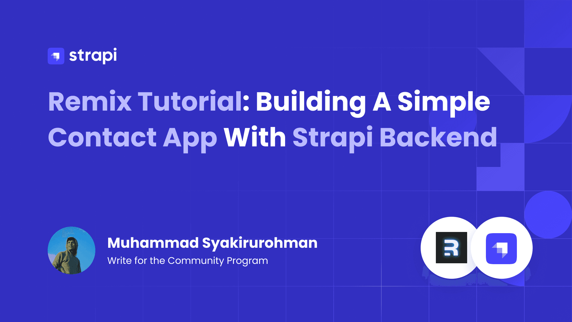 Remix Tutorial: Building A Simple Contact App With Strapi Backend