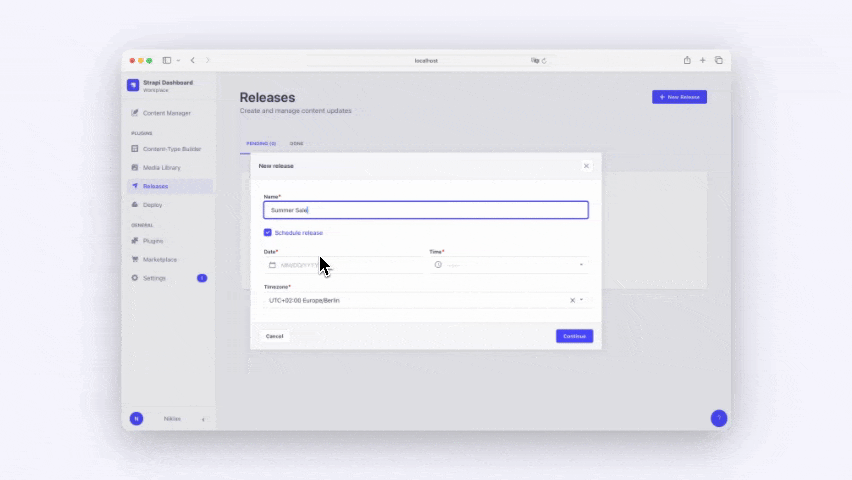Scheduling GIF