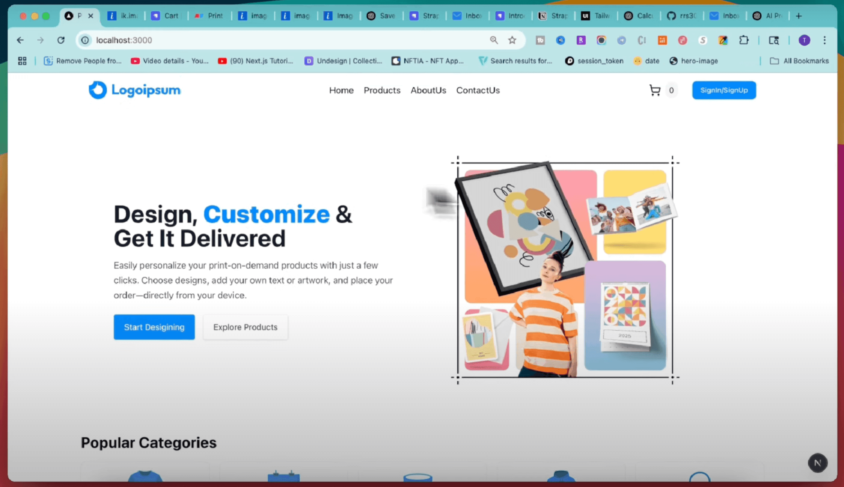 Build a Full-Stack Print-on-Demand Web App with Next.js, Strapi & ImageKit