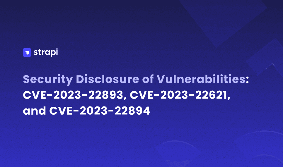 Security Disclosure of Vulnerabilities