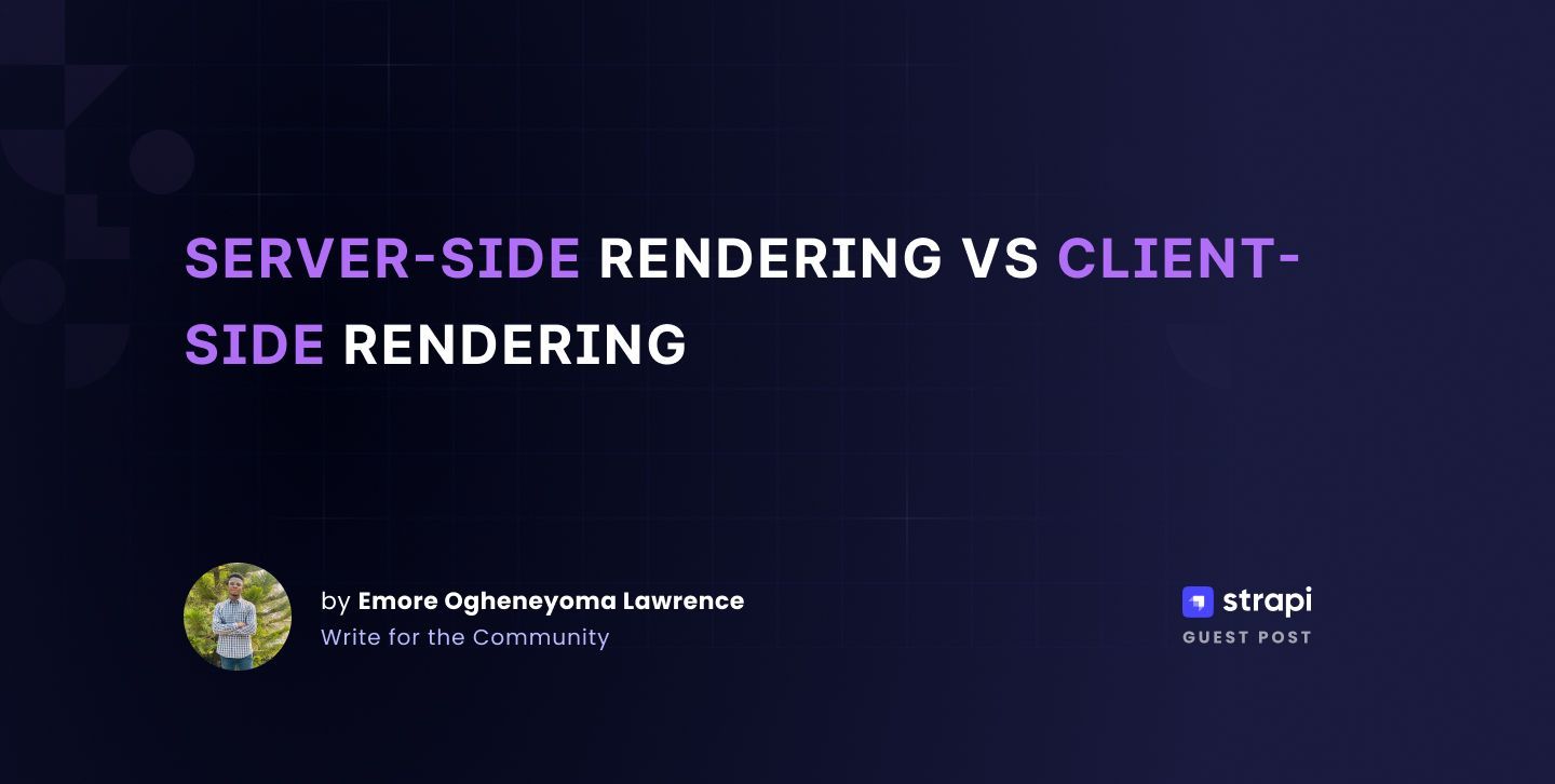 Back Server-Side Rendering vs Client-Side Rendering