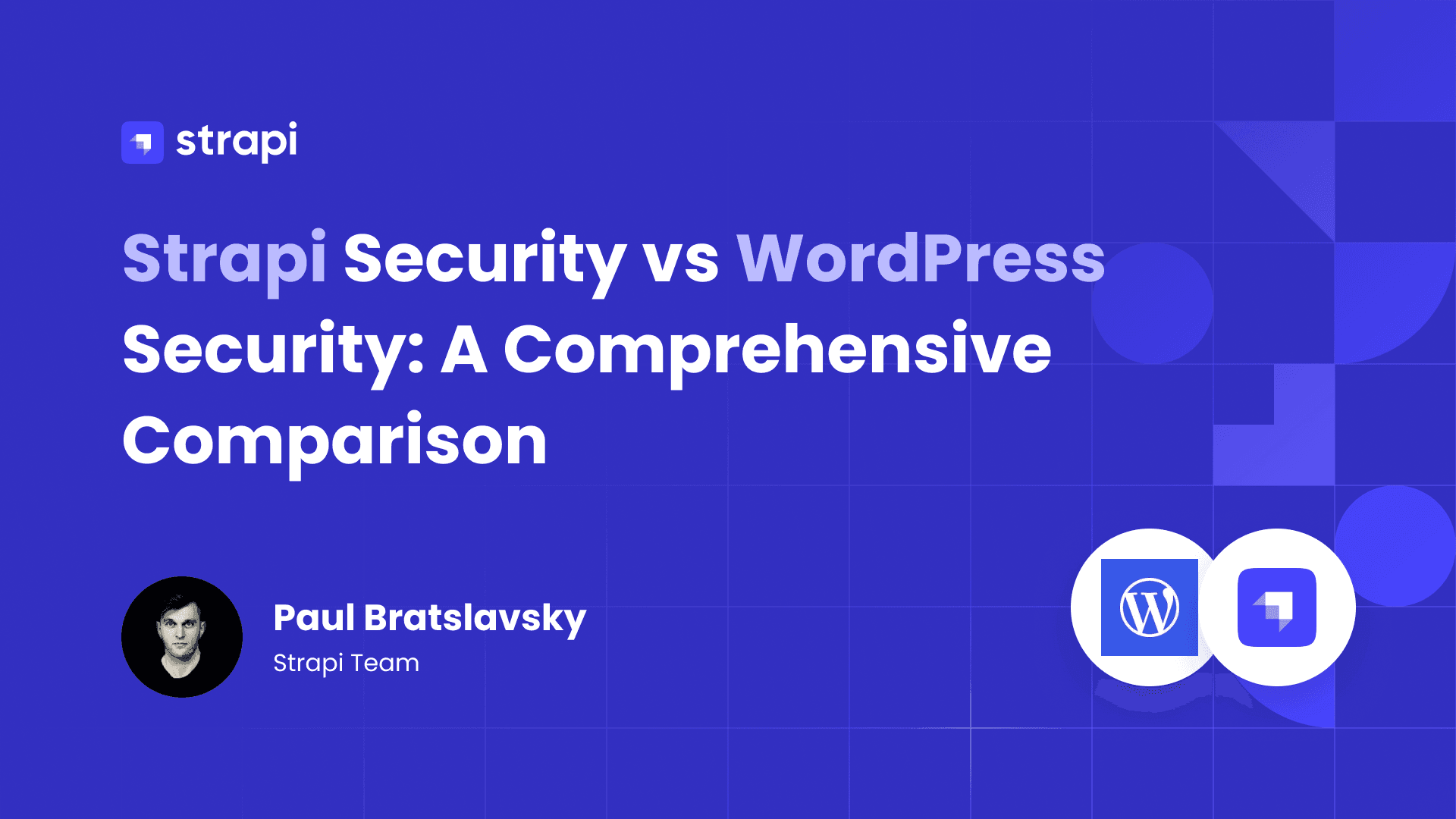 Strapi Security vs WordPress Security