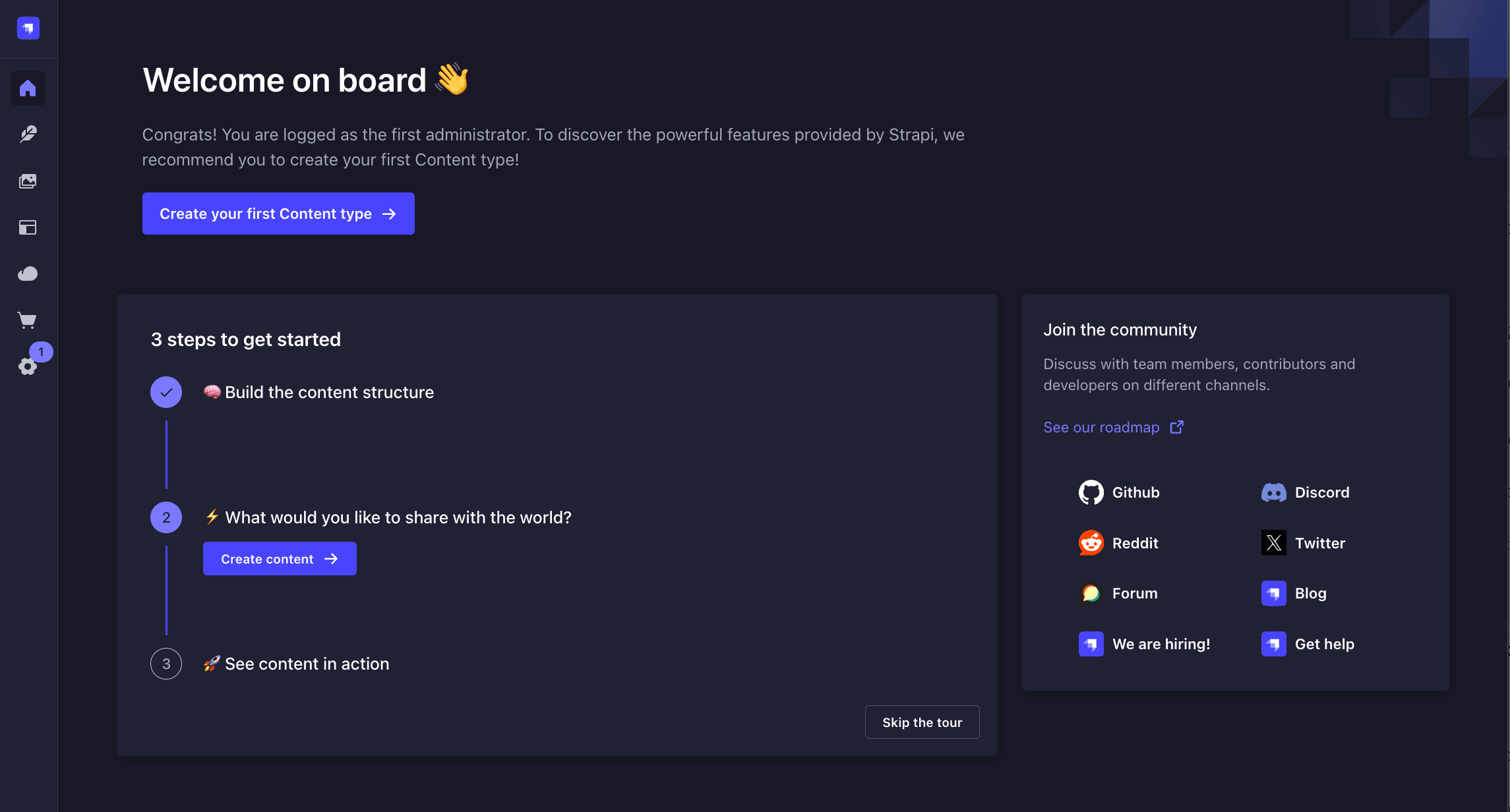 Strapi admin dashboard.png
