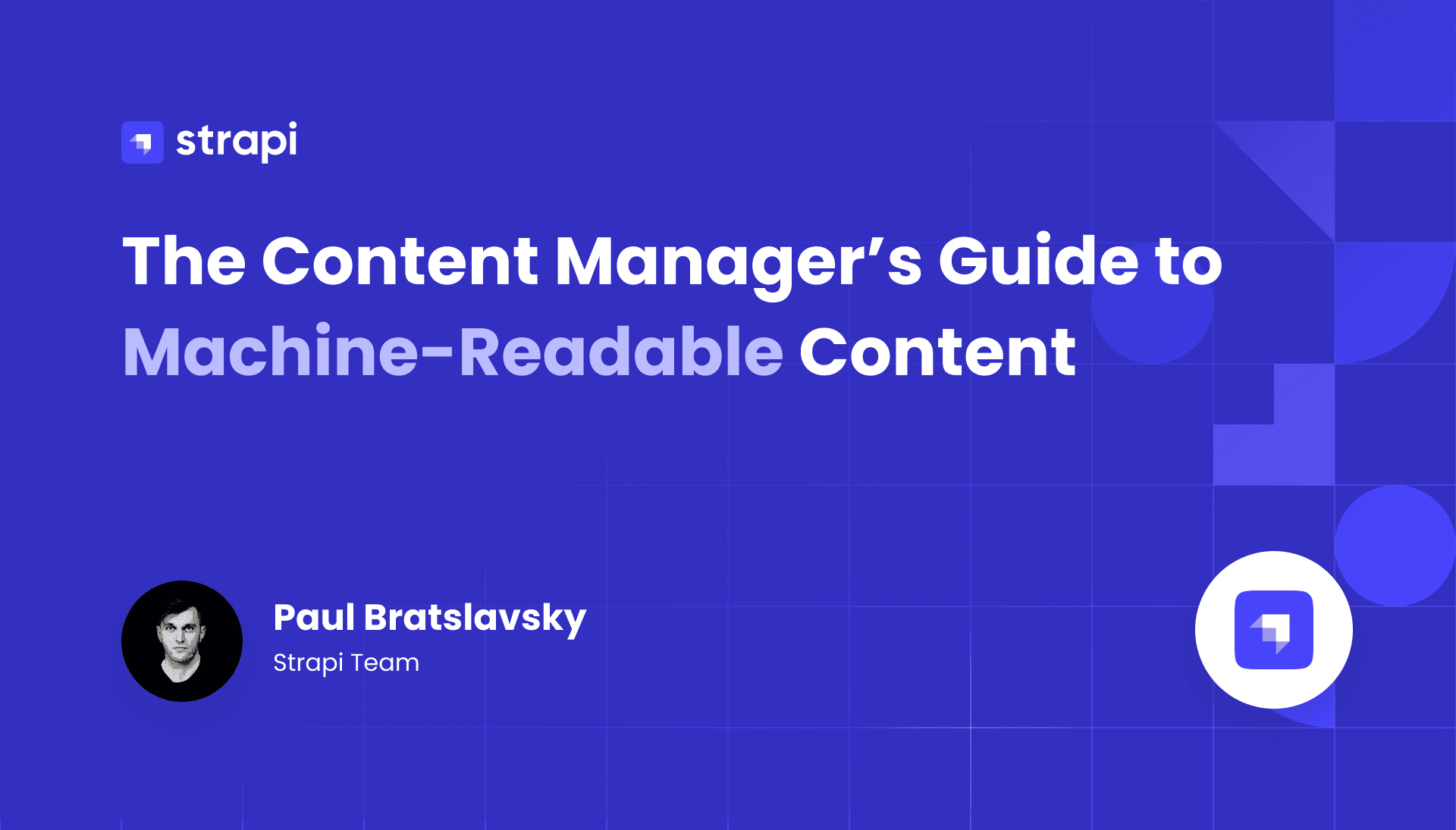 Guide to Machine-Readable Content