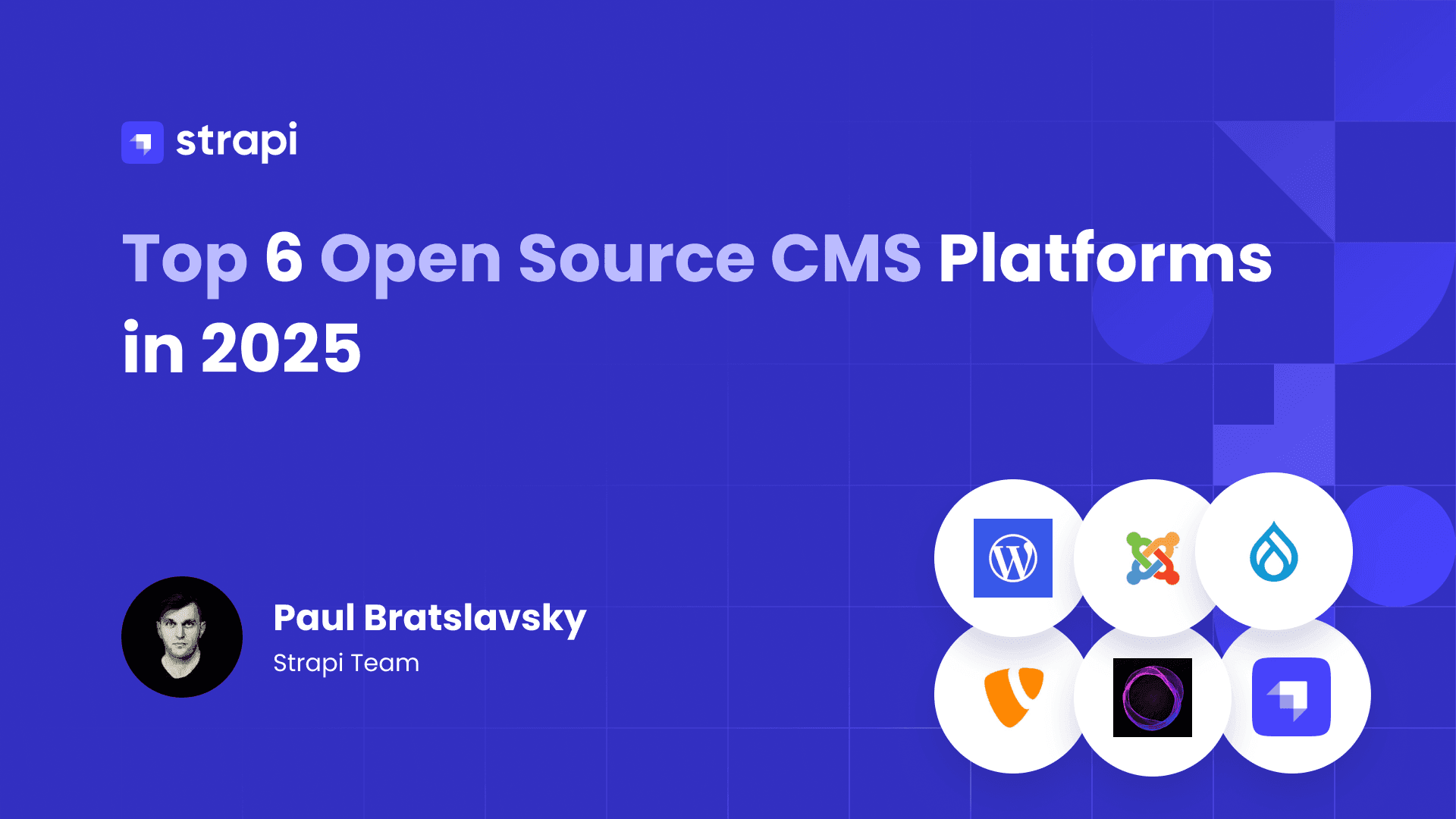 Top 6 Open Source CMS Platforms in 2025
