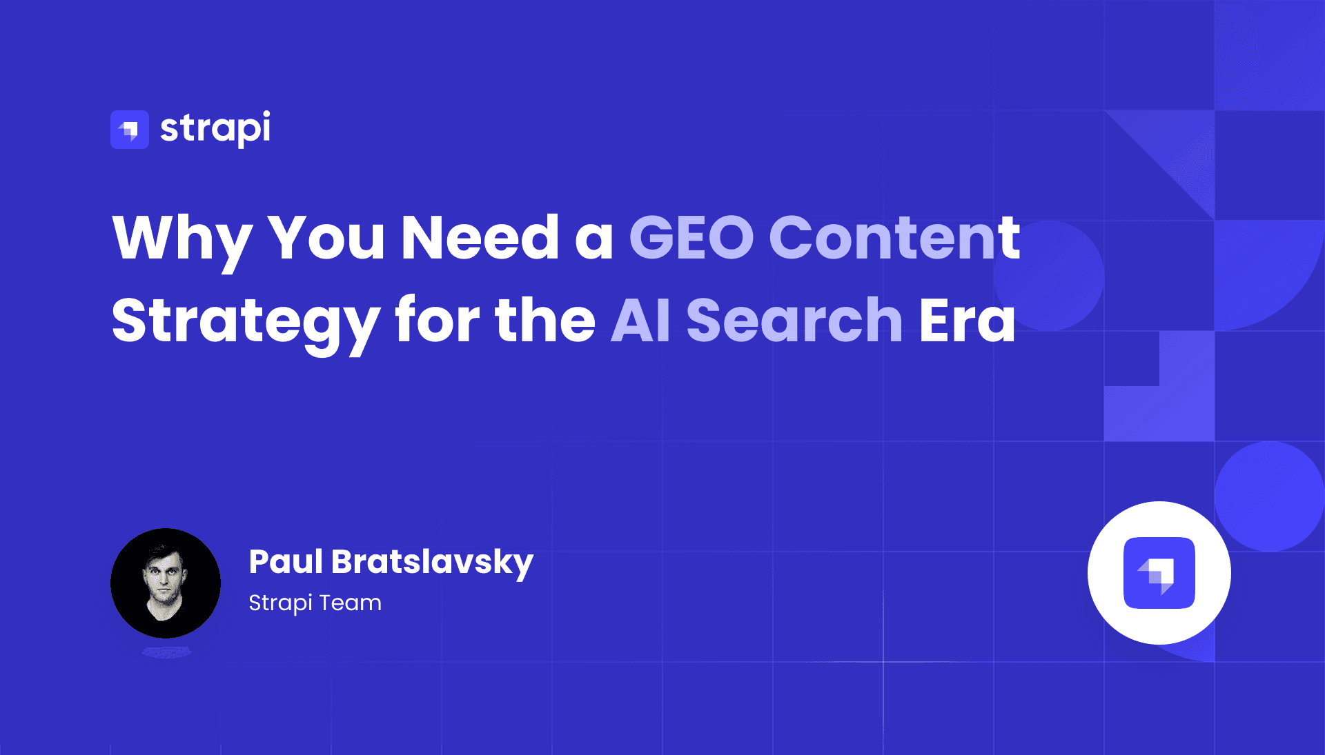 GEO Content Strategy for the AI Search