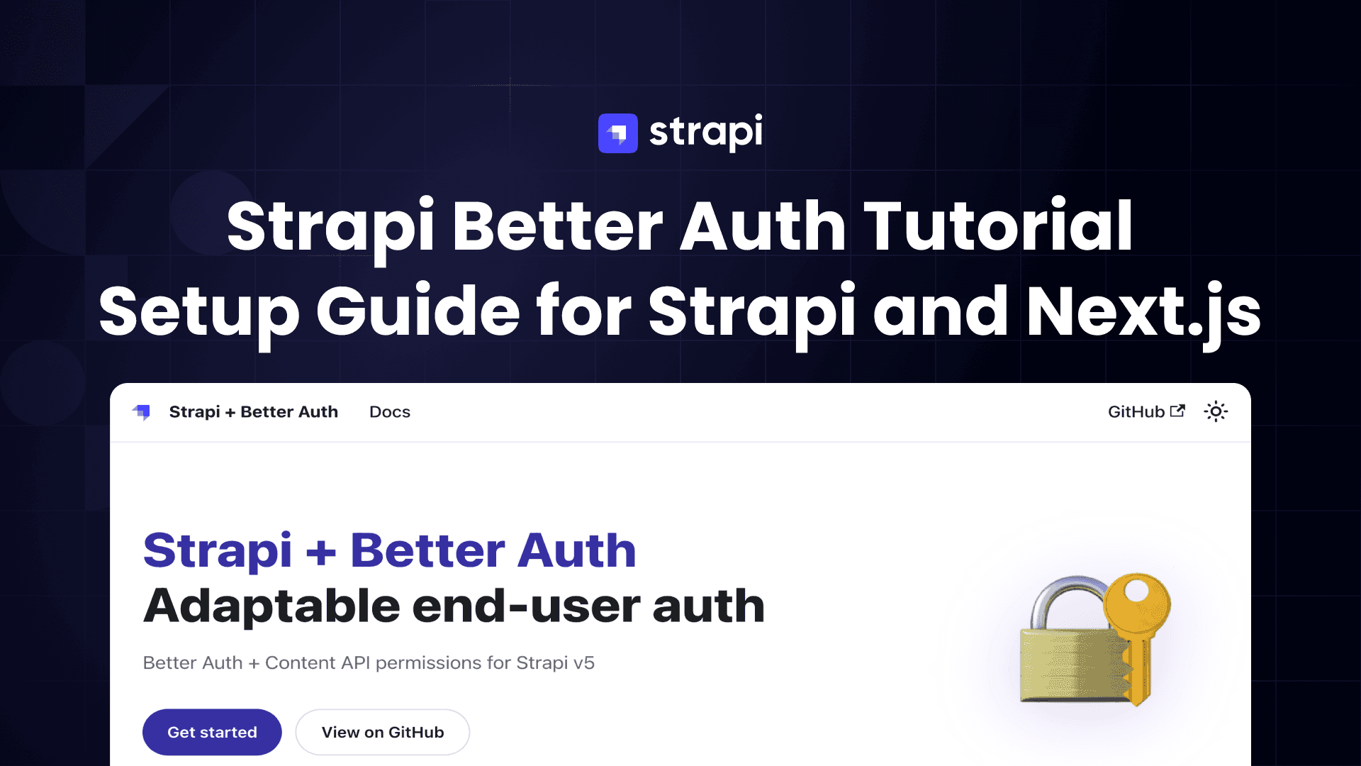 Swap users-permissions for Better Auth in Strapi v5 + Next.js.