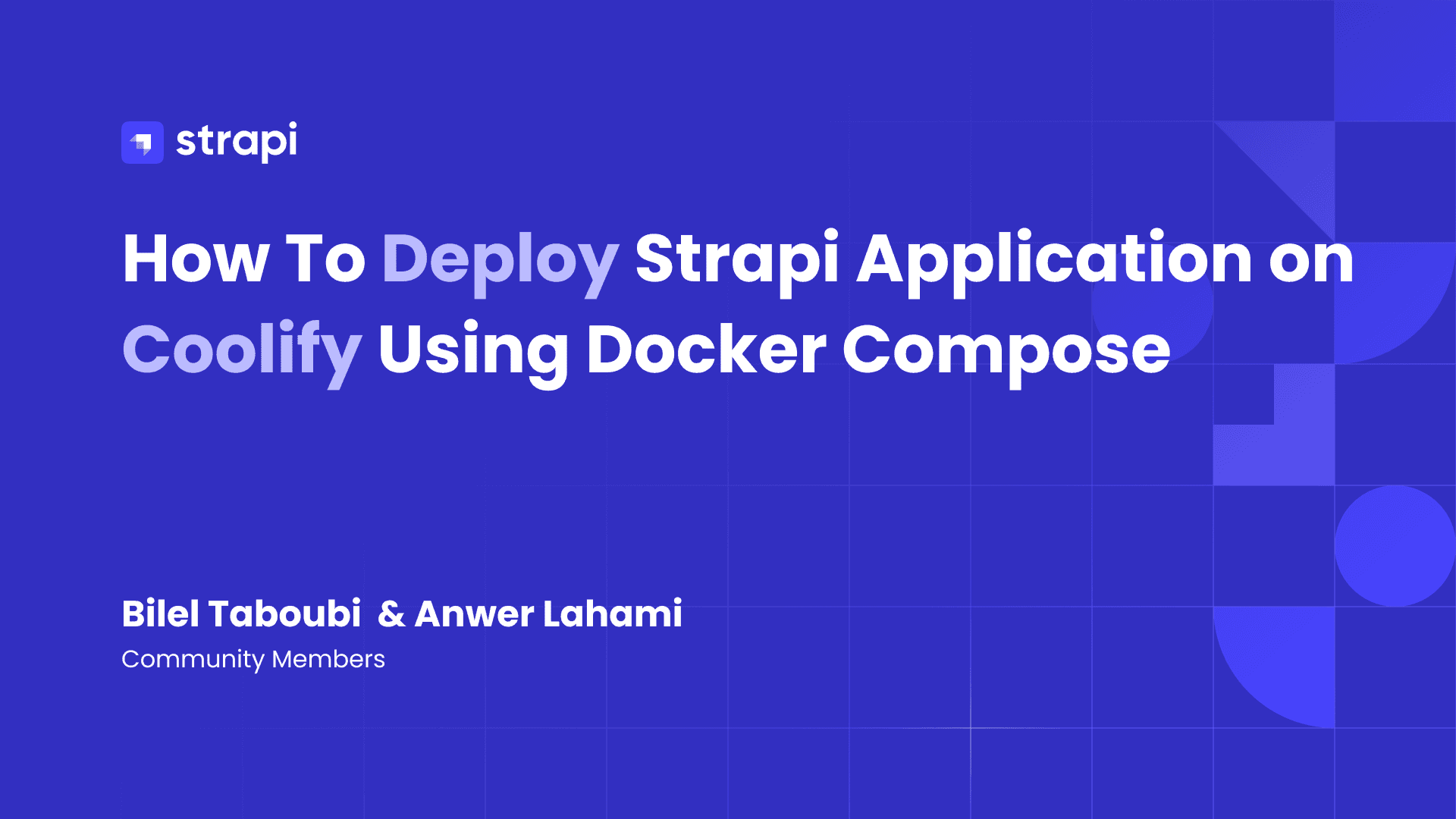 How to deploy Strapi on Coolify Using Docker Compose