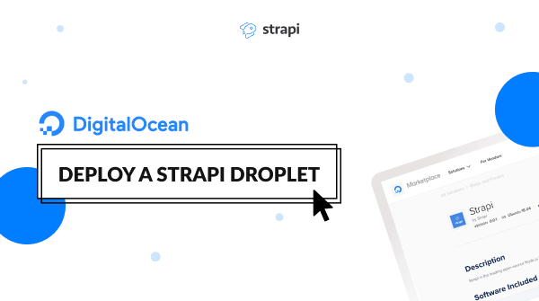 Strapi now available on the DigitalOcean Marketplace