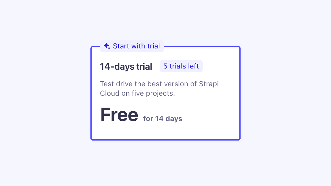 five free trials