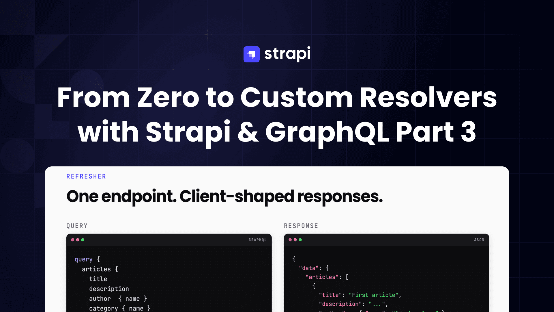 Getting Started with Apollo client  Next.js GraphQL and Strapi
