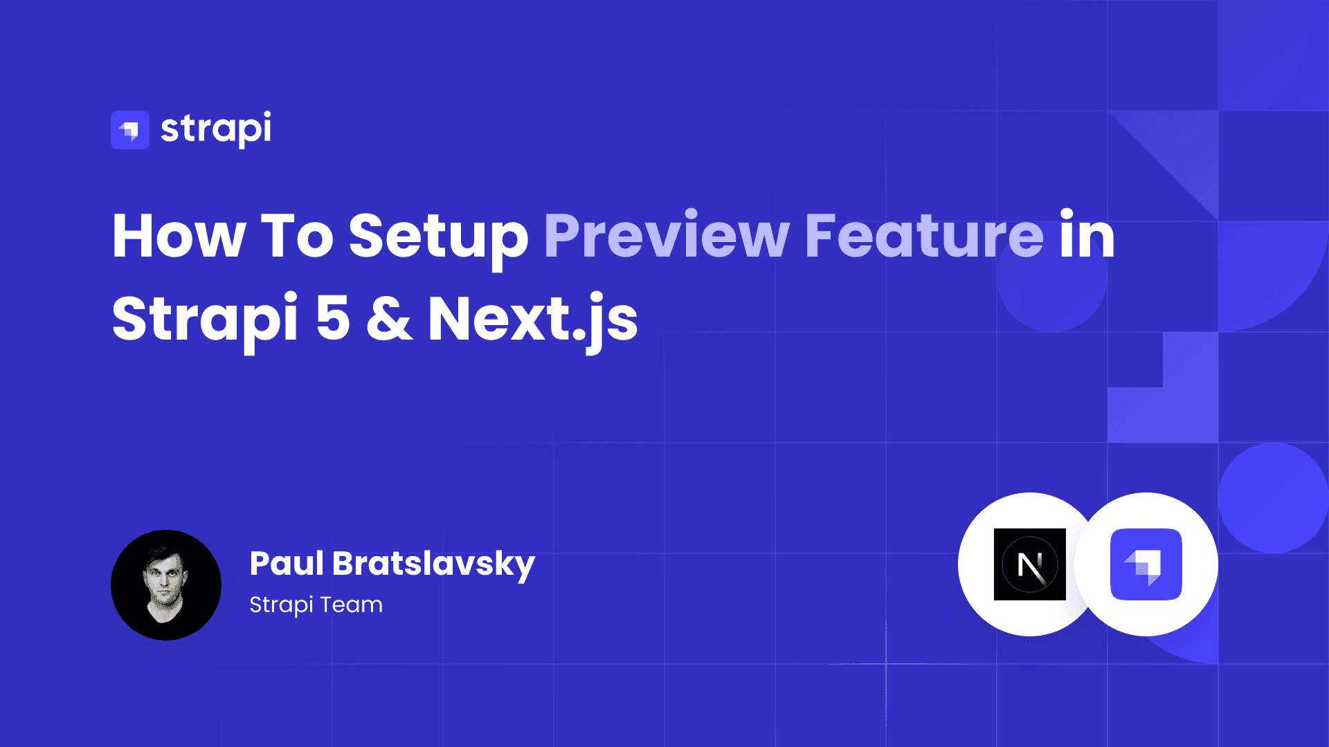 How to setup up Strapi Preview feature.
