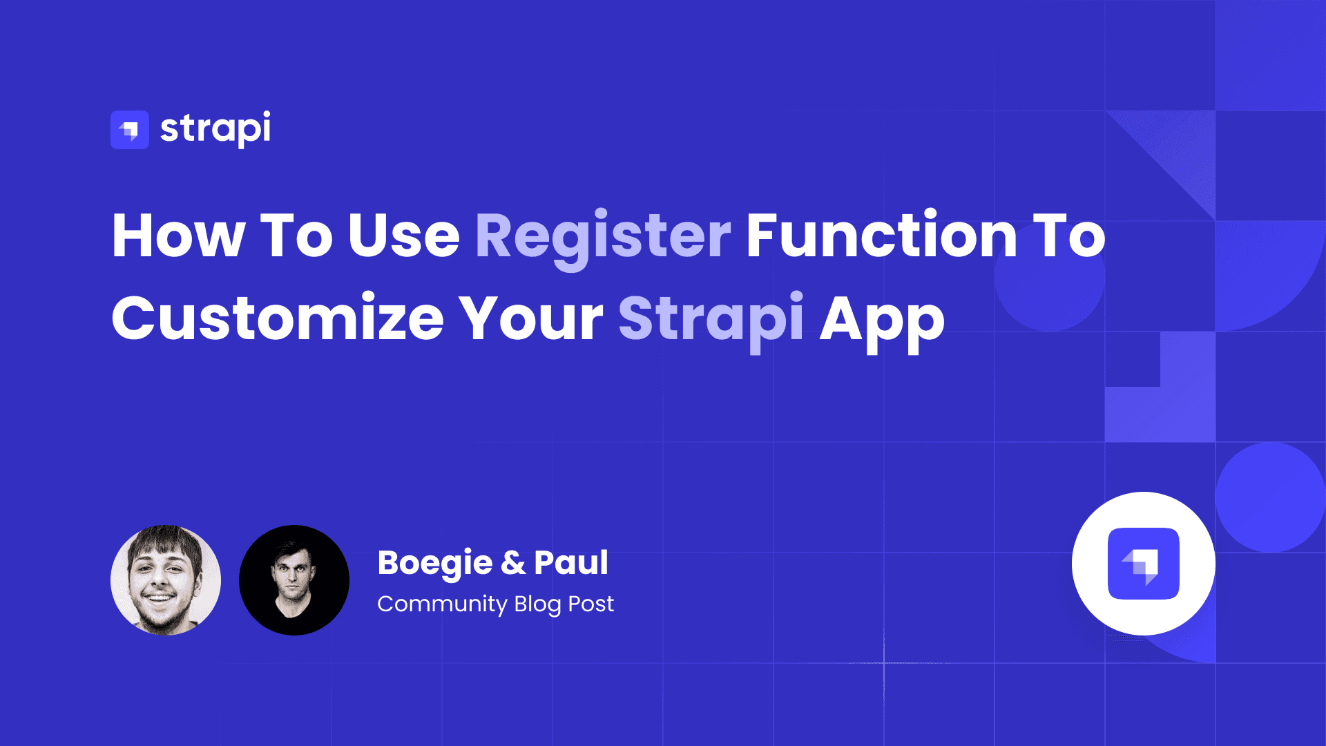 How To Use Register Function To Customize Your Strapi App
