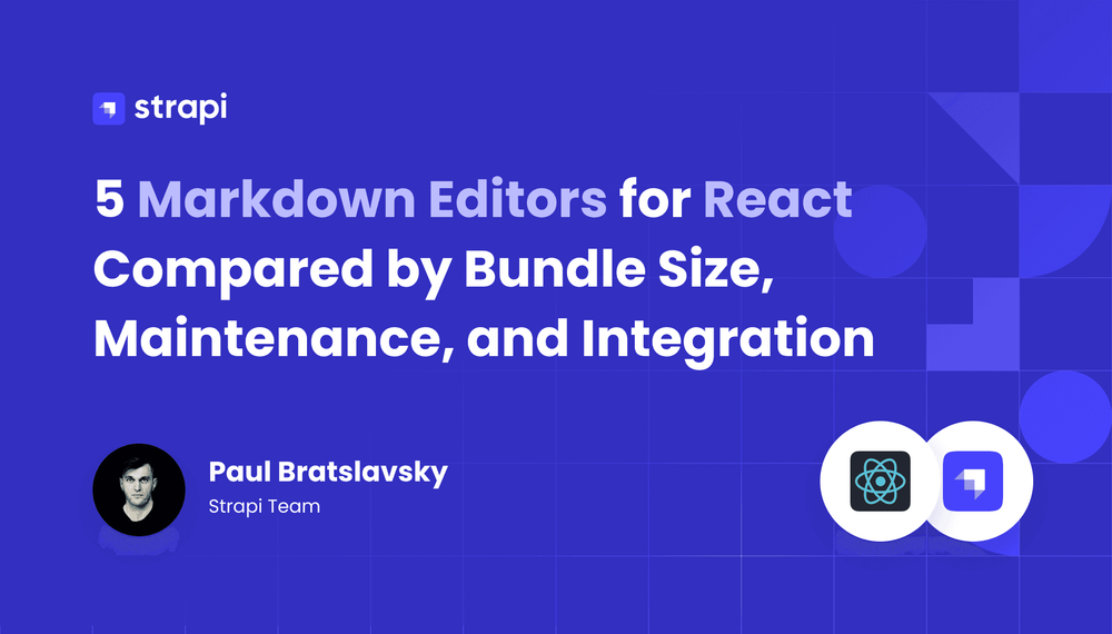 5 Best Markdown Editors for React Compared