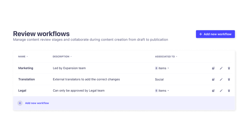 Review Workflow | Strapi Features