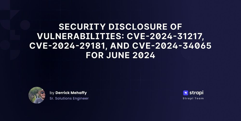 Security Disclosure of Vulnerabilities - June 2024