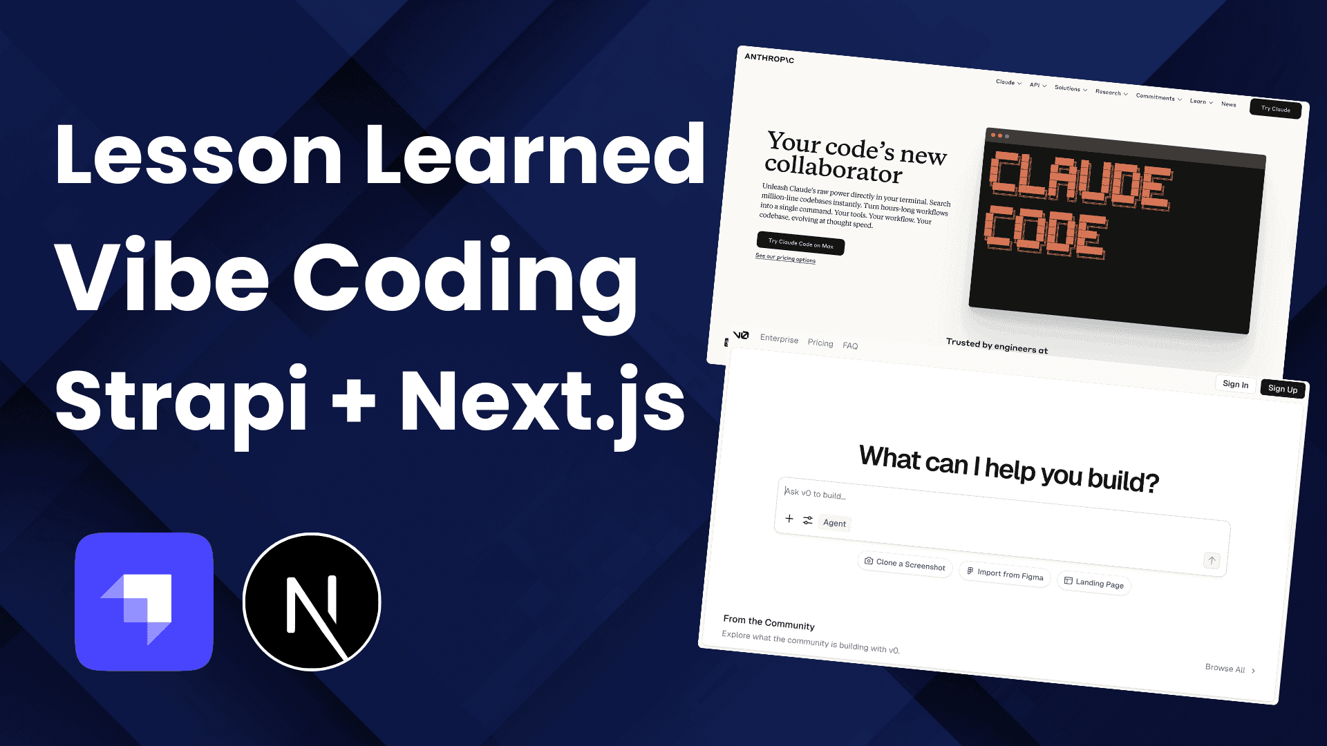Lessons Learned Vibe Coding