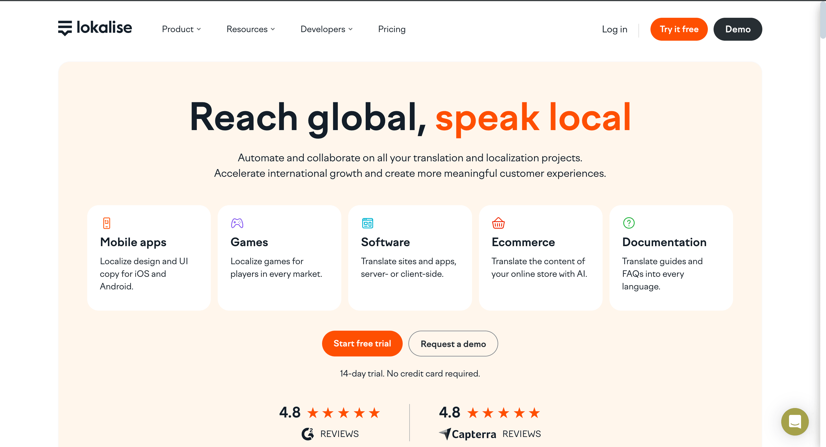 Lokalise localization workflows