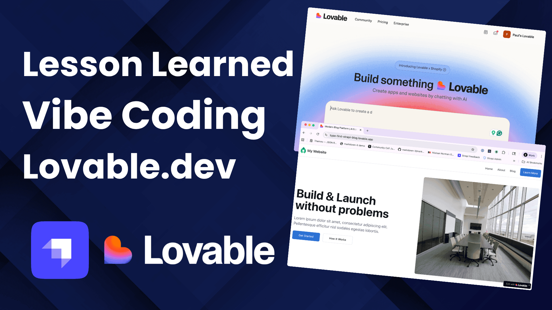 Lessons learned vibecoiding with Lovable.dev